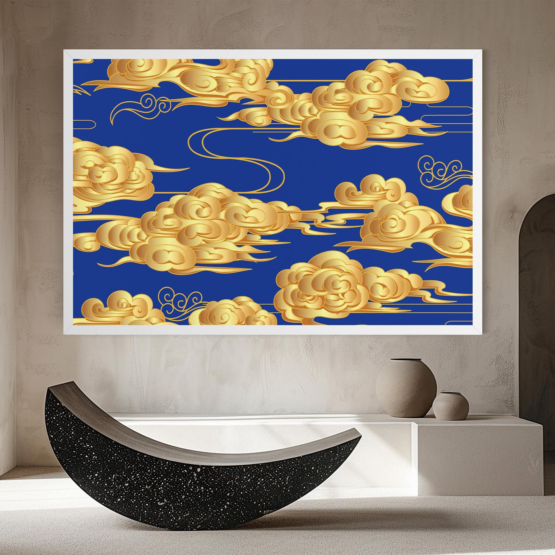 Gold Clouds mockup 8