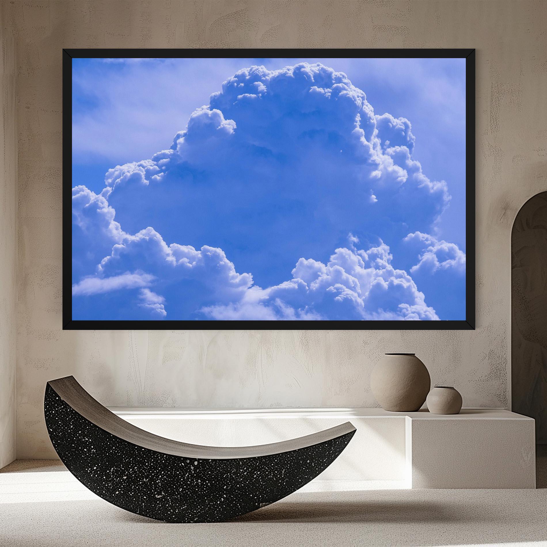 Leinwandbild Big Blue Cloud mockup 8