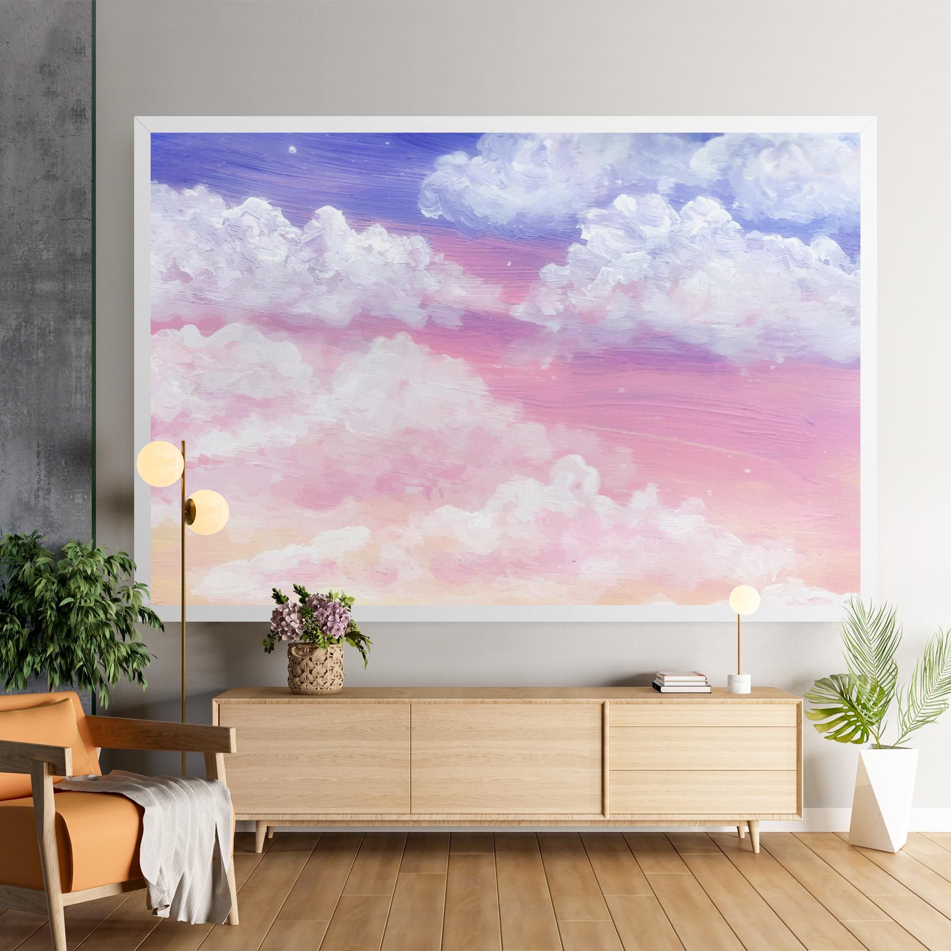 Cloud Paint Texture mockup 9