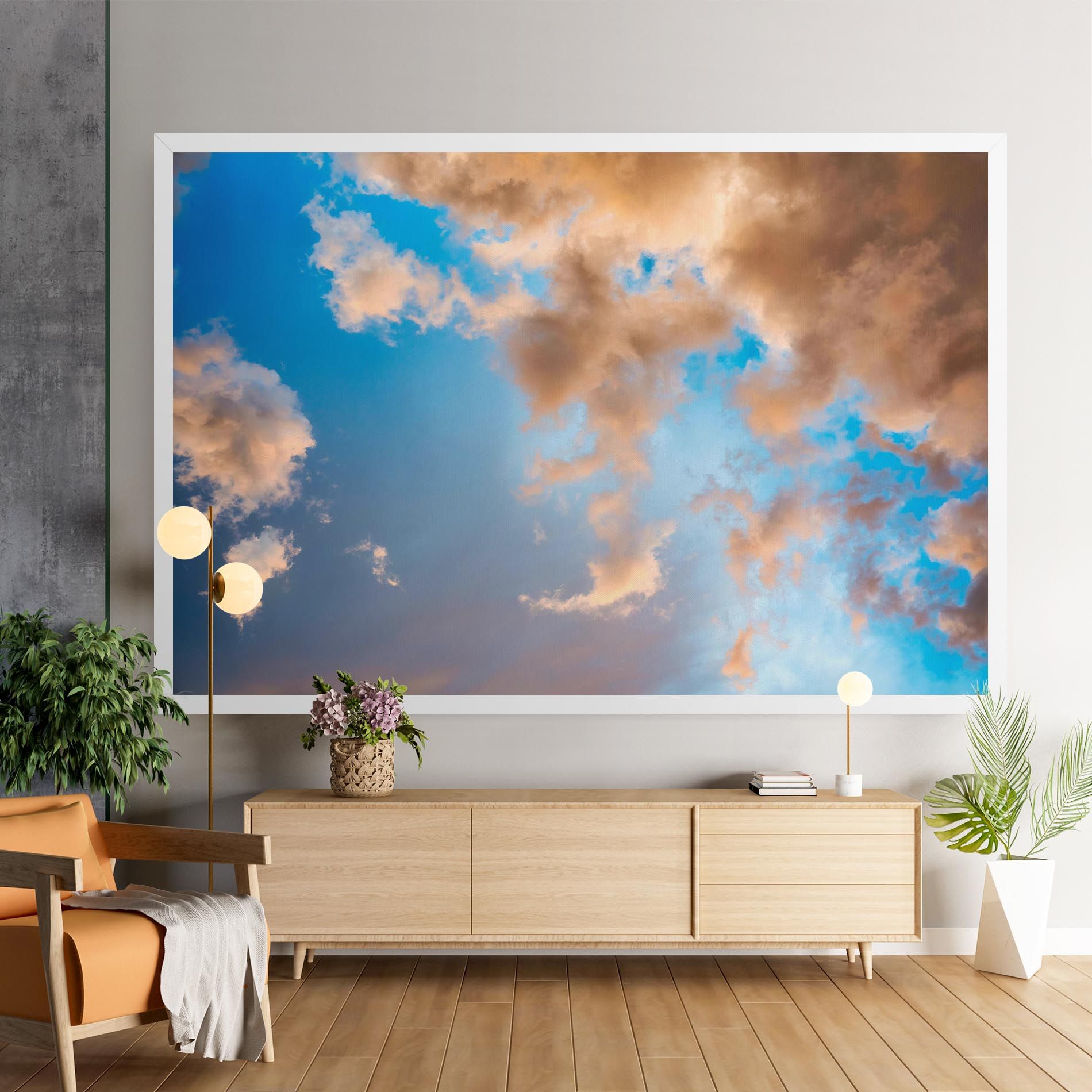 Clouds Blue Sky mockup 9