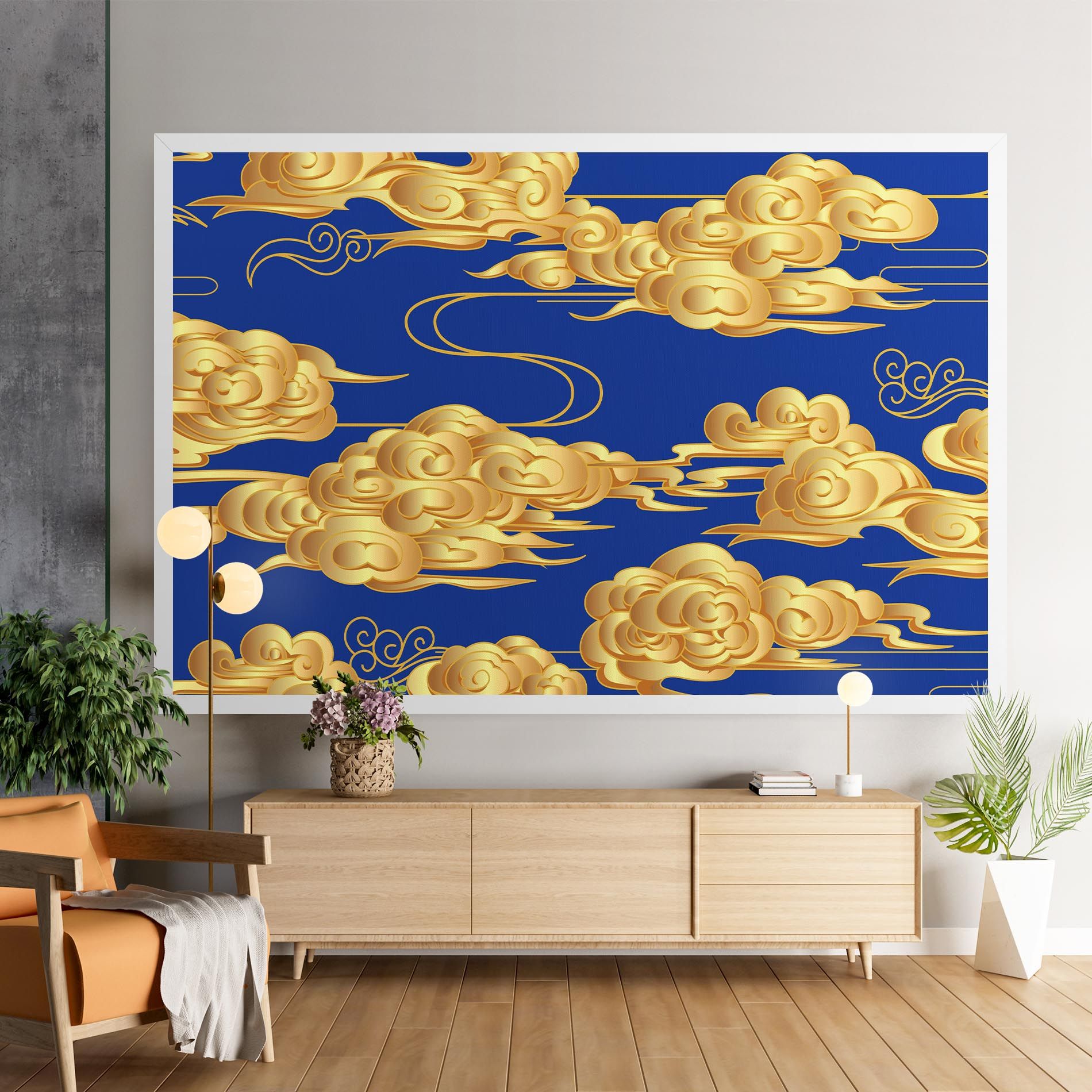 Gold Clouds mockup 9
