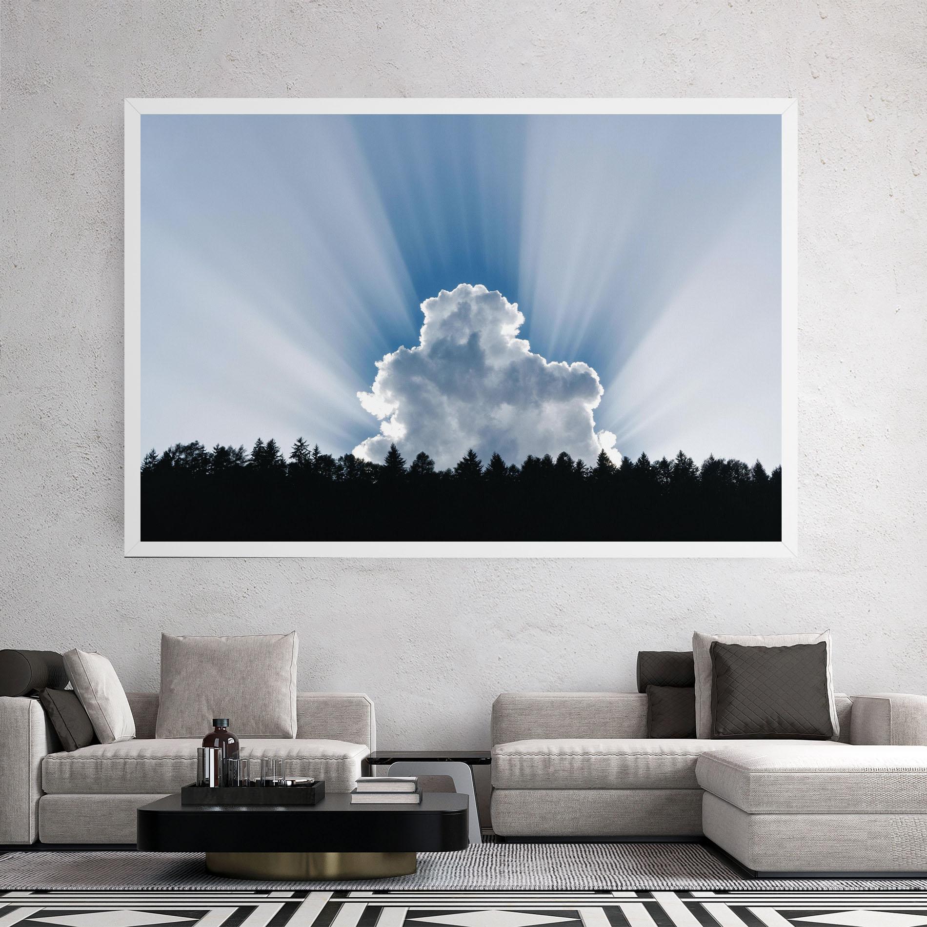 Leinwandbild Big White Cloud Light mockup 2
