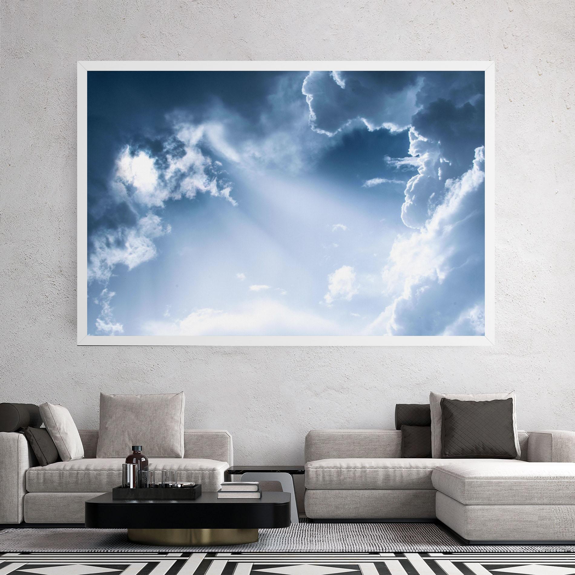 Leinwandbild Dark Blue Sky mockup 2