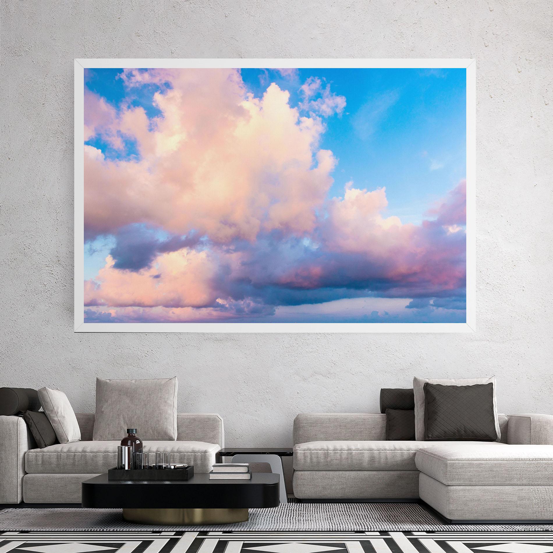 Leinwandbild Dreamy Pink Clouds mockup 2