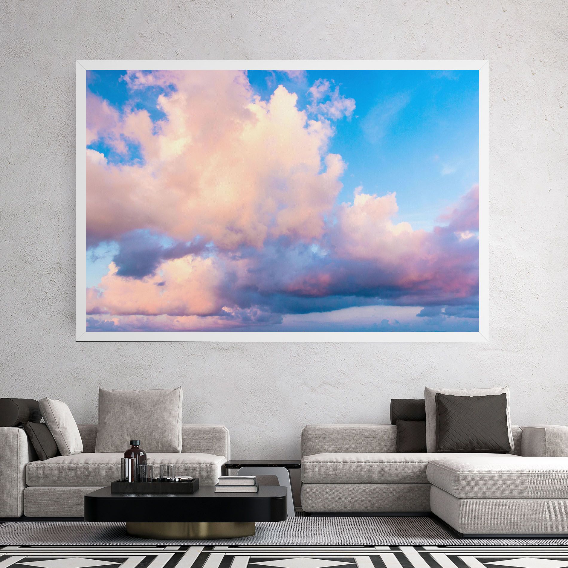 Dreamy Pink Clouds mockup 2