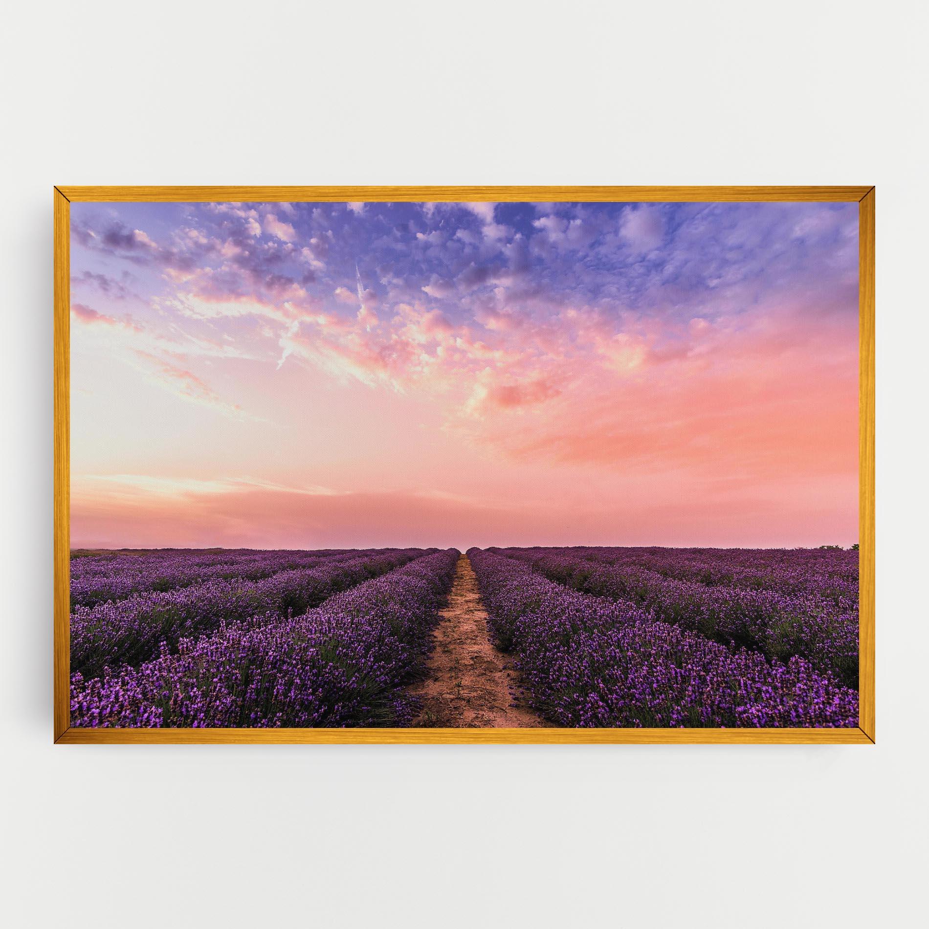 Leinwandbild Lavender Field mockup 0