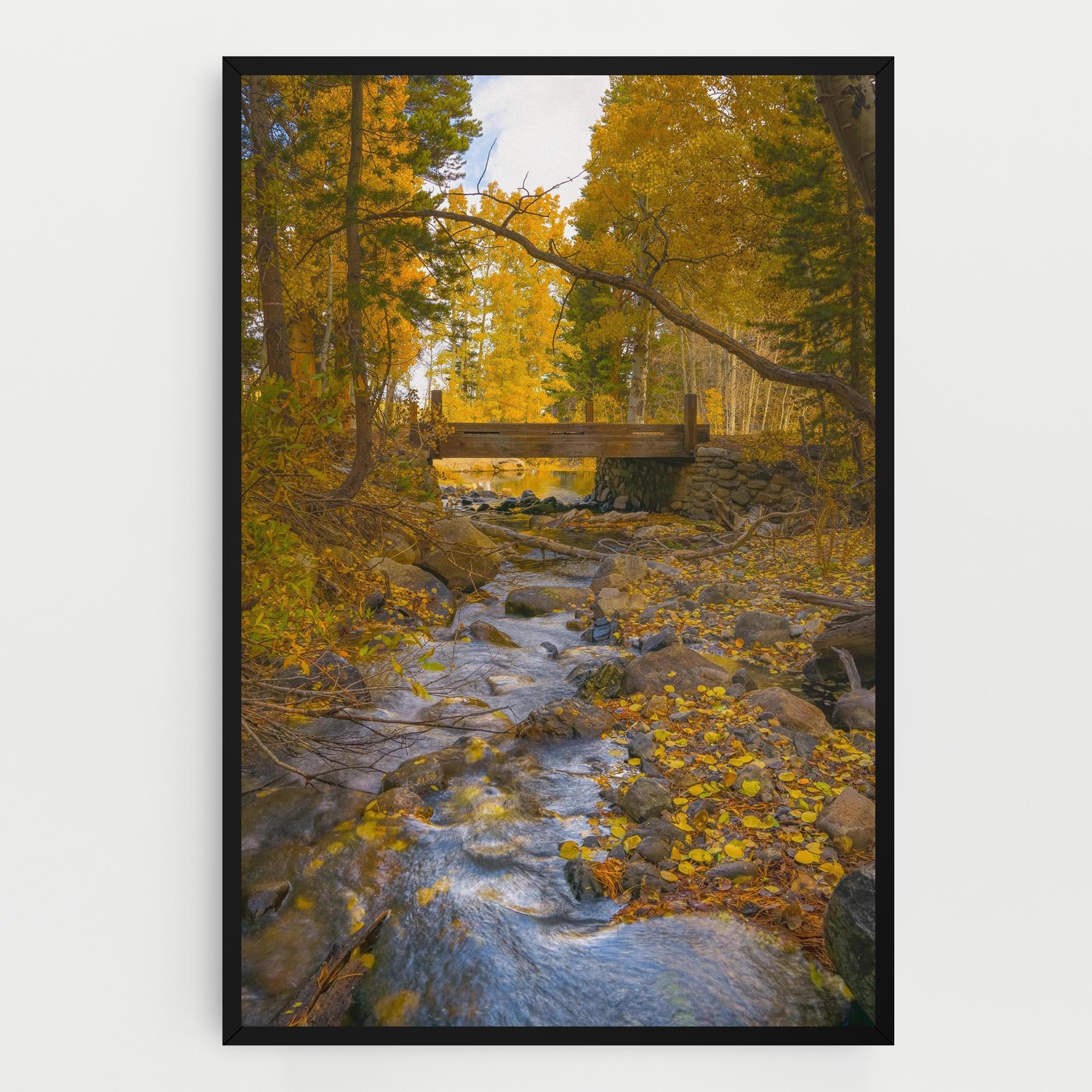 Leinwandbild Yellow View Forest mockup 0