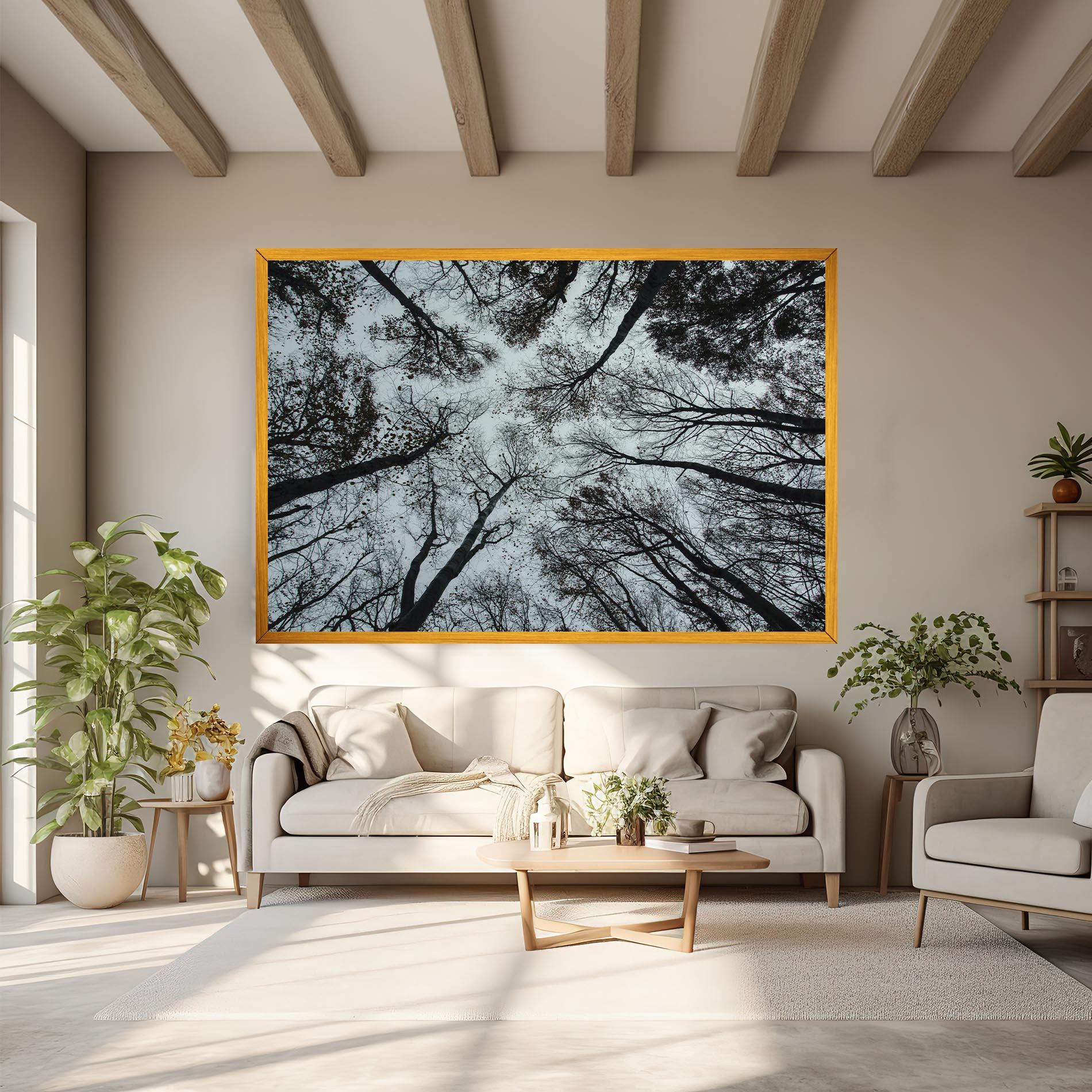 Leinwandbild Trees Touching mockup 6