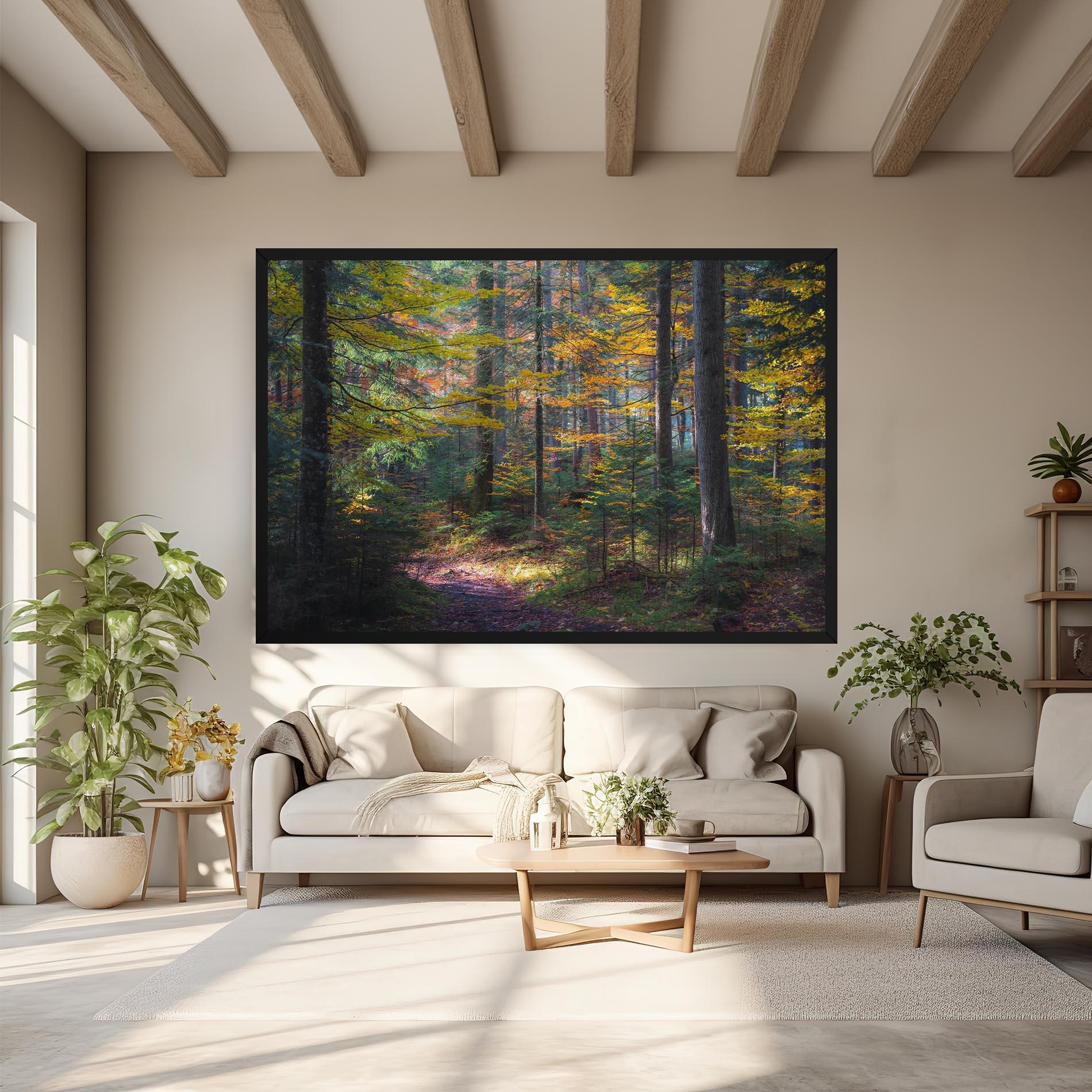 Leinwandbild Dreamy Path Dorest mockup 6