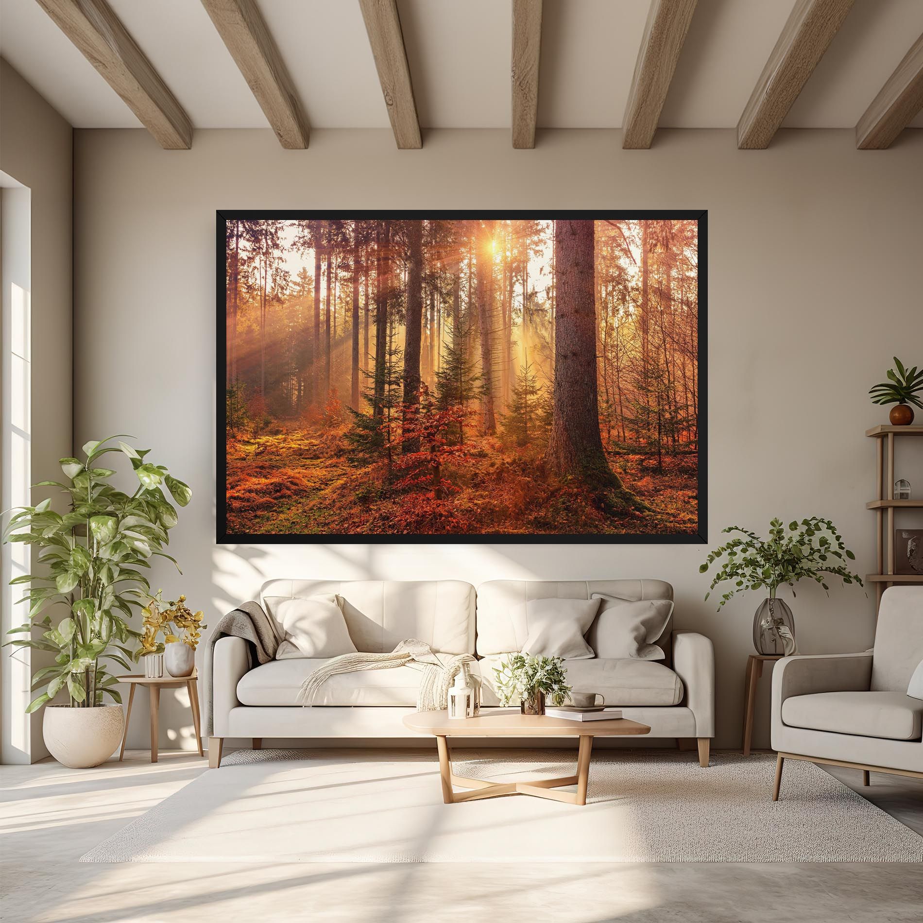 Orange Light Forest mockup 6