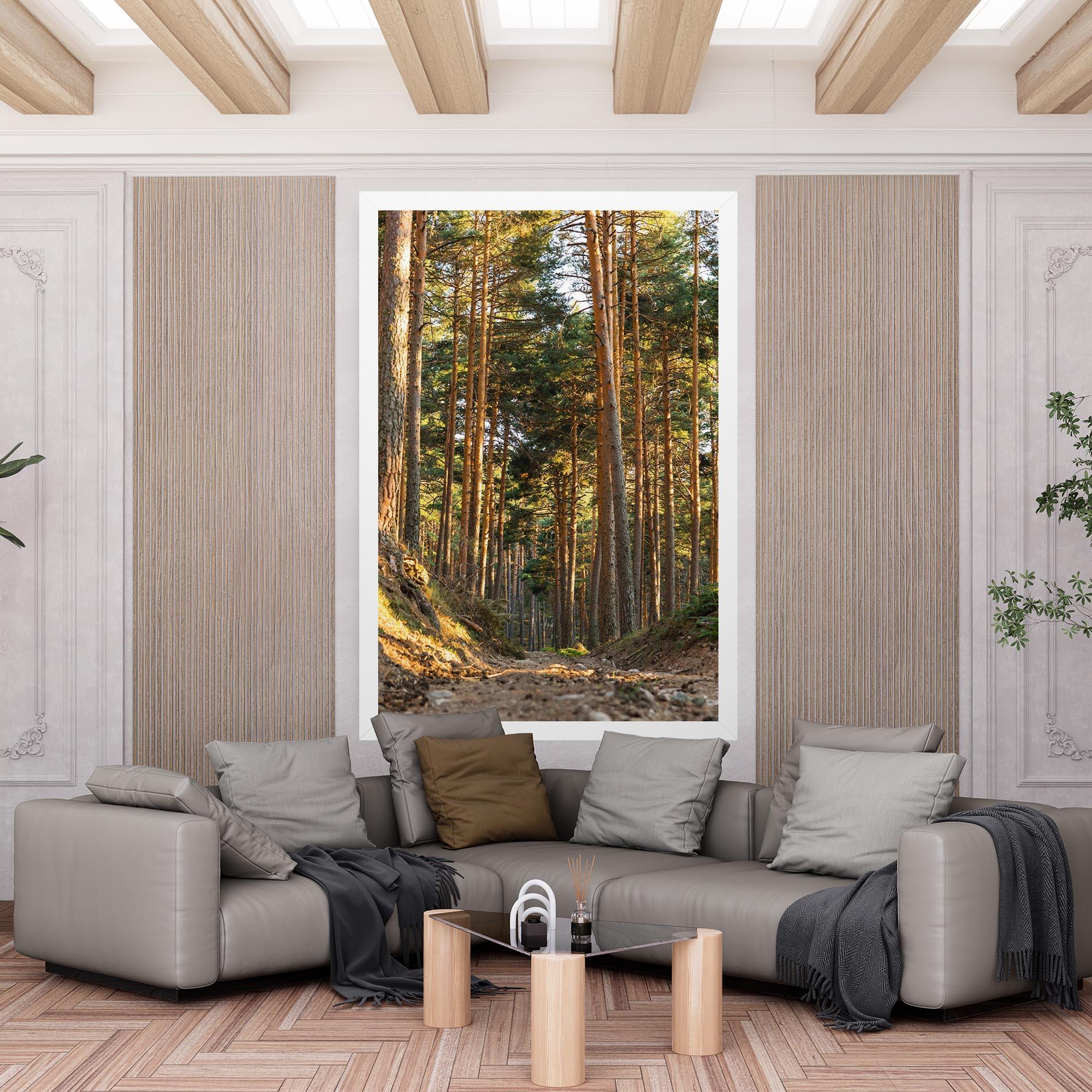 Leinwandbild Big Trees Forest mockup 6