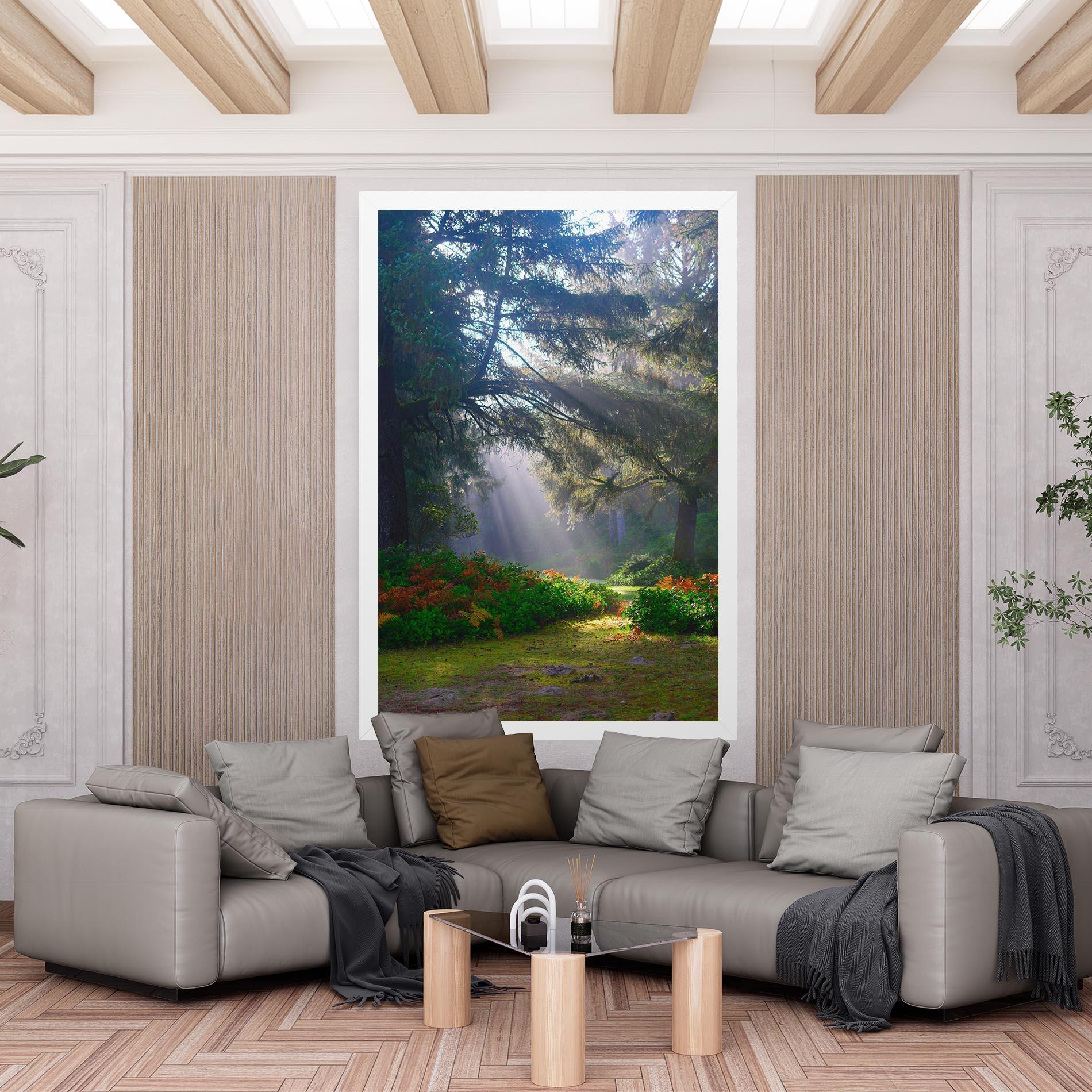 Leinwandbild Forest Light mockup 6