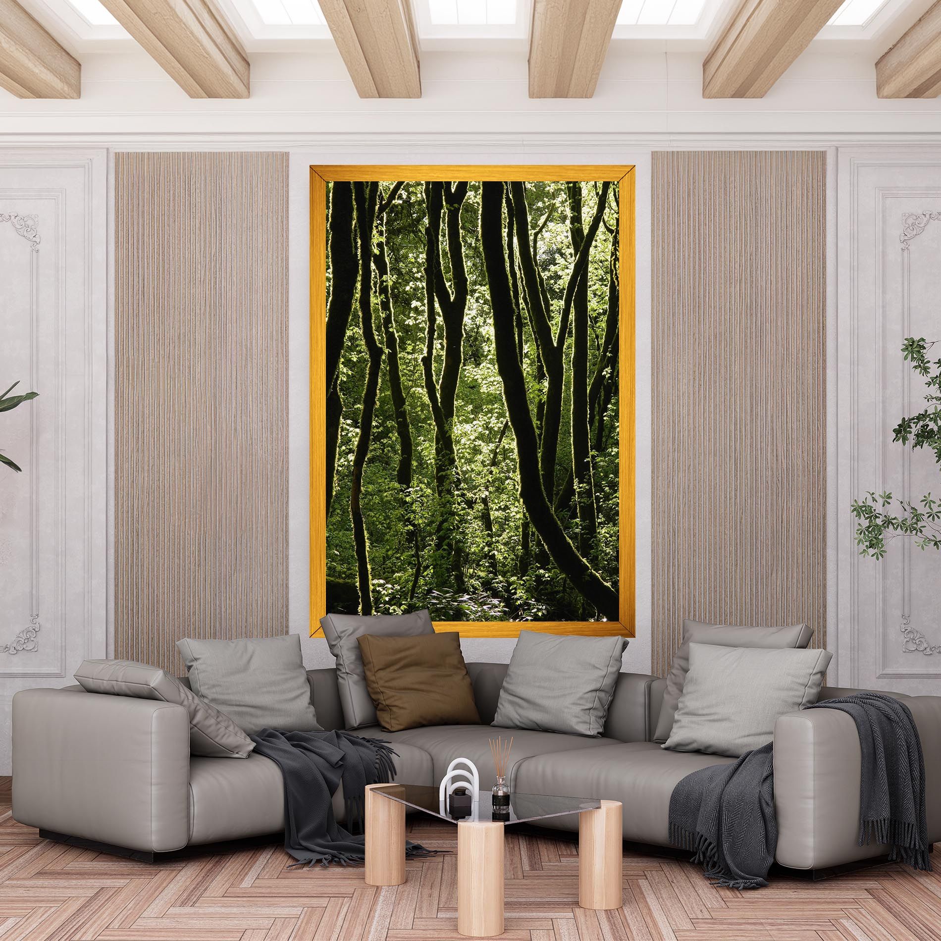 Forest Black Trees mockup 6