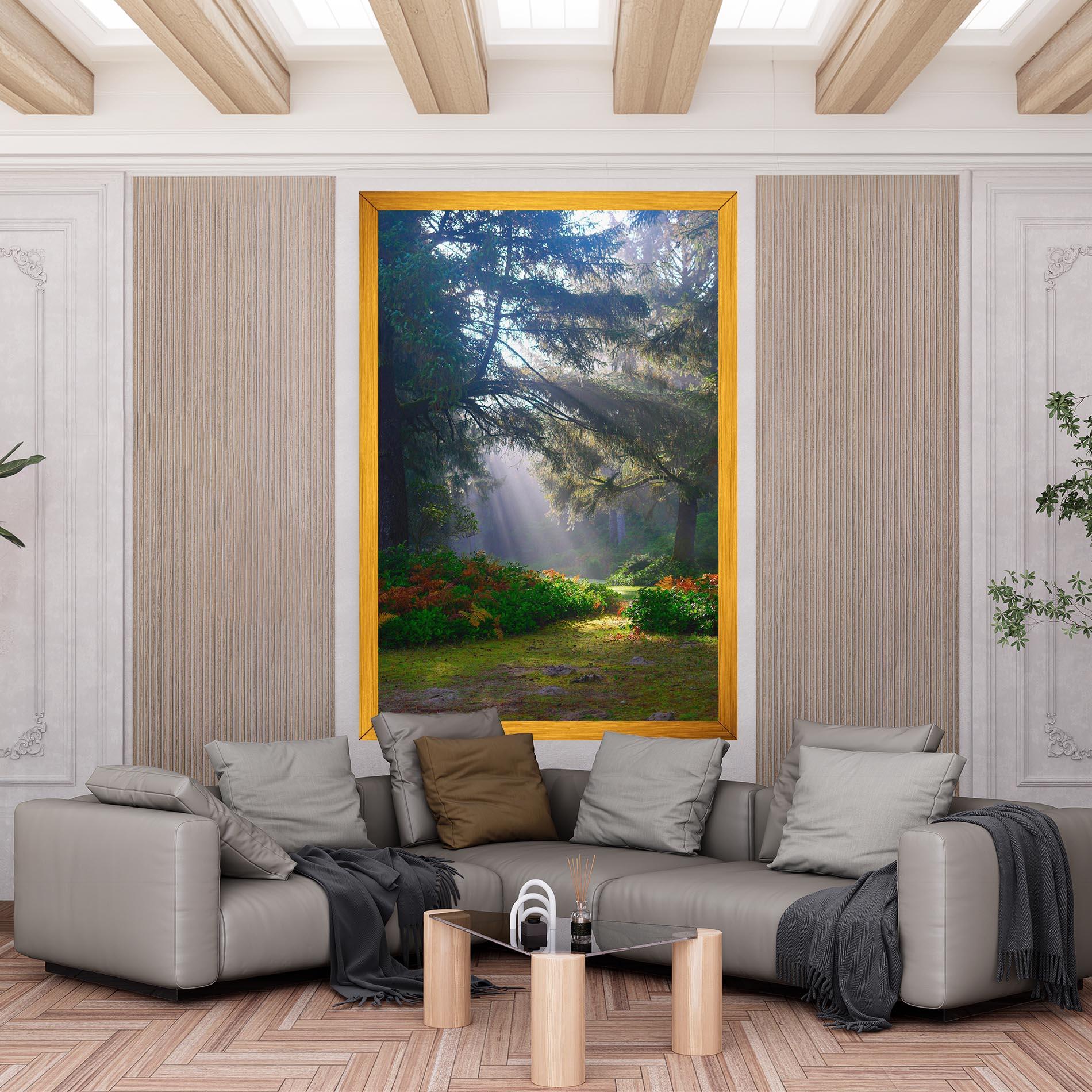 Leinwandbild Forest Light mockup 6