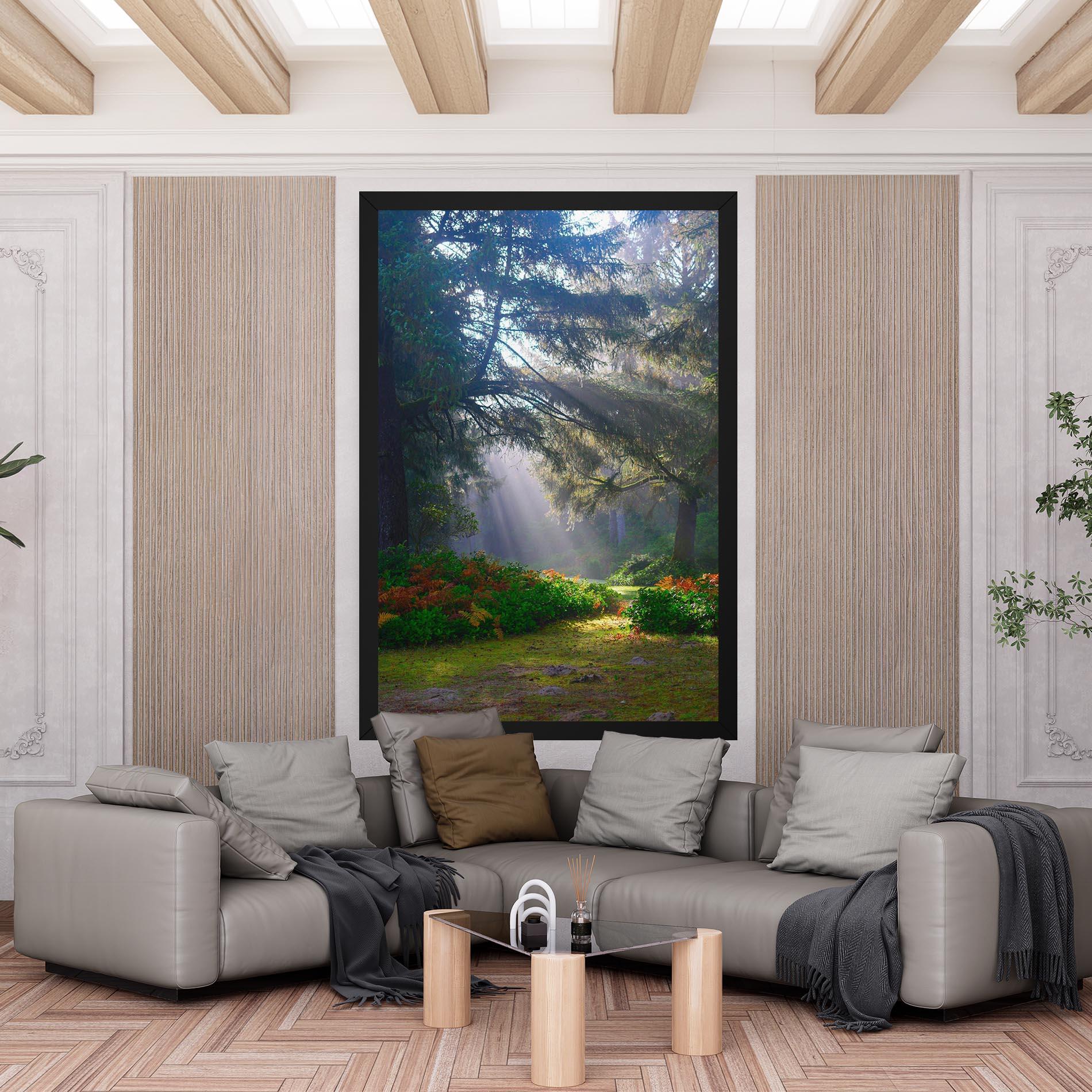 Leinwandbild Forest Light mockup 6