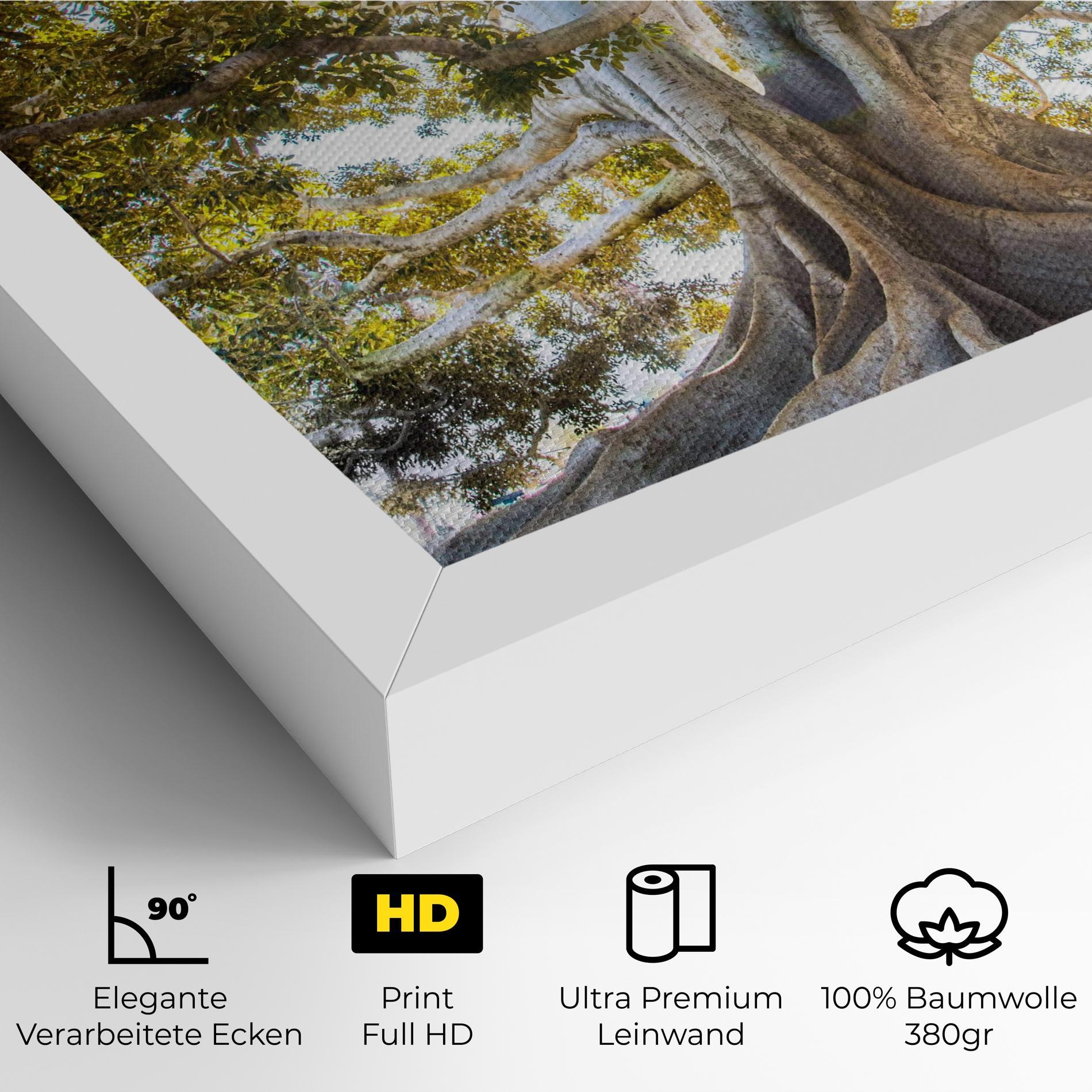 Leinwandbild Big Old Tree mockup 4