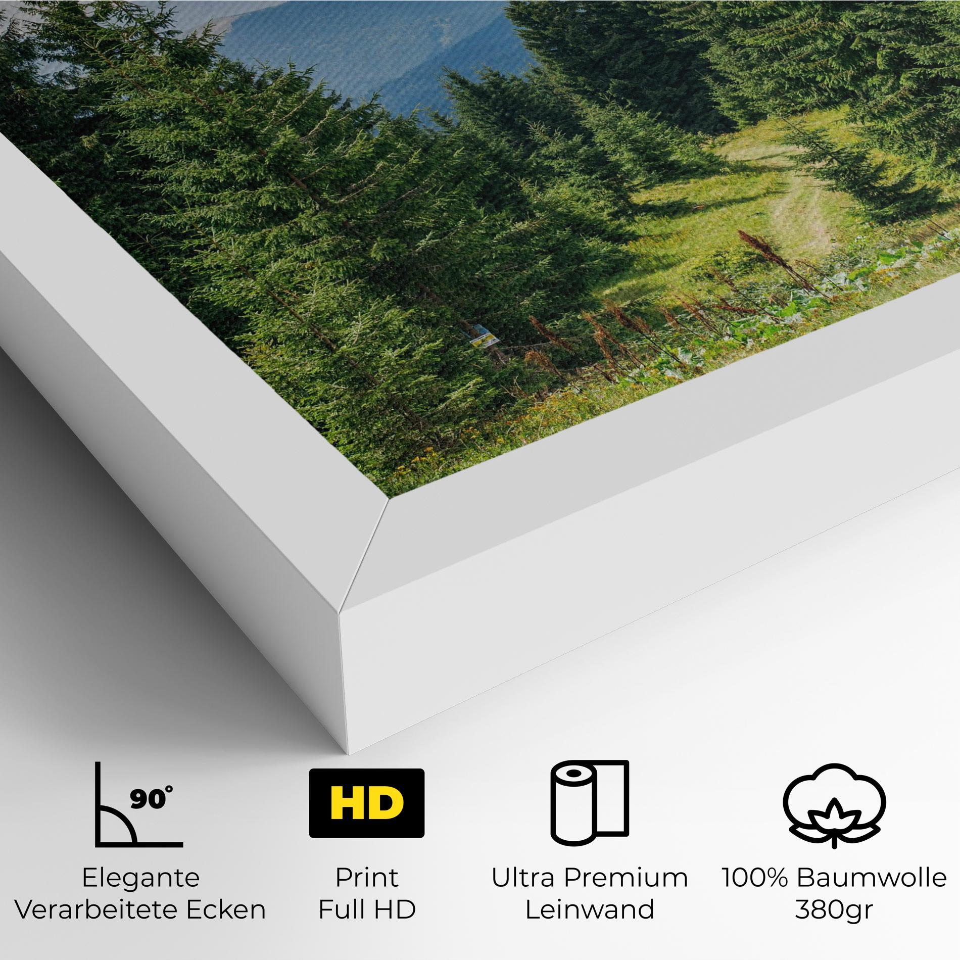 Leinwandbild Carpathian Mountain mockup 4