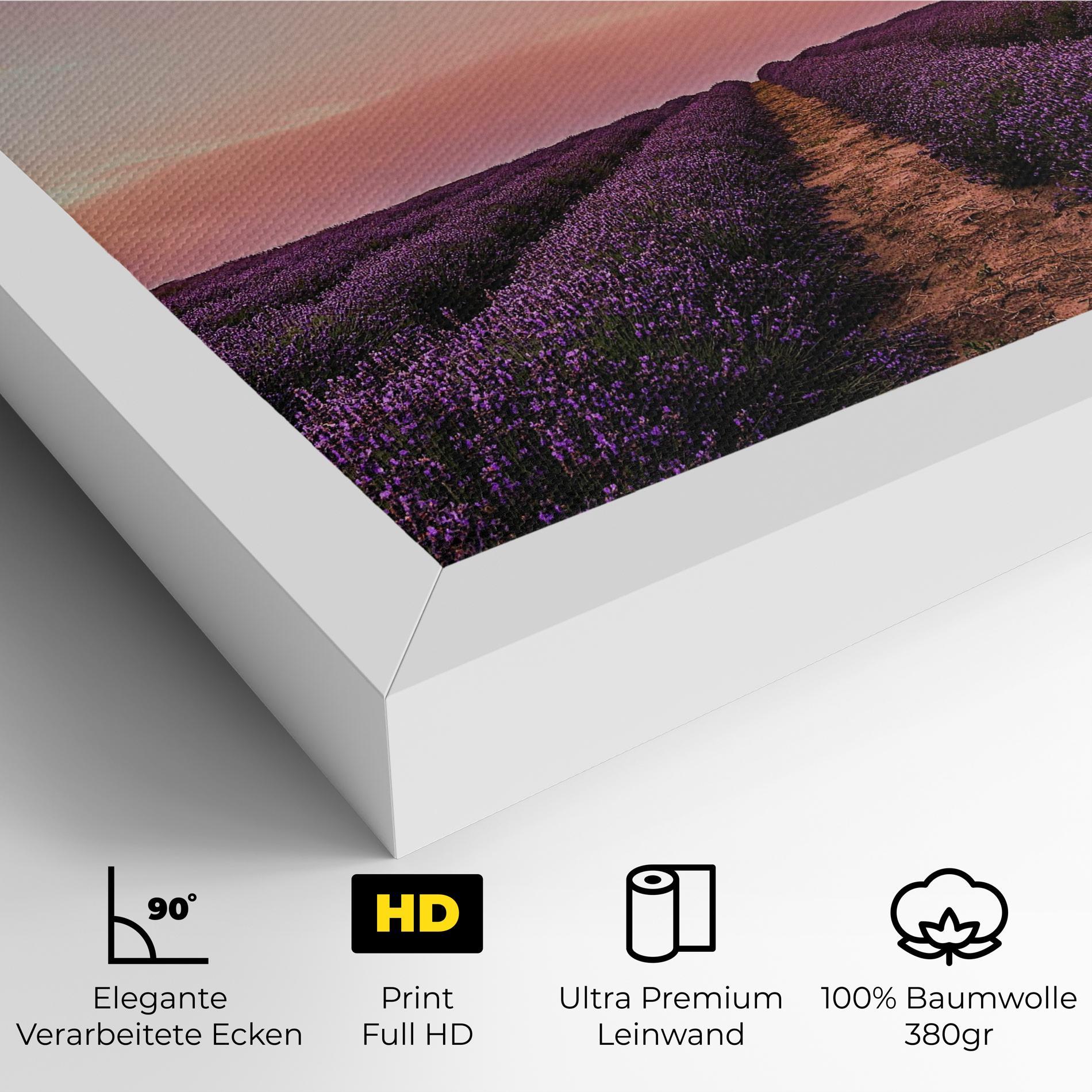 Leinwandbild Lavender Field mockup 4