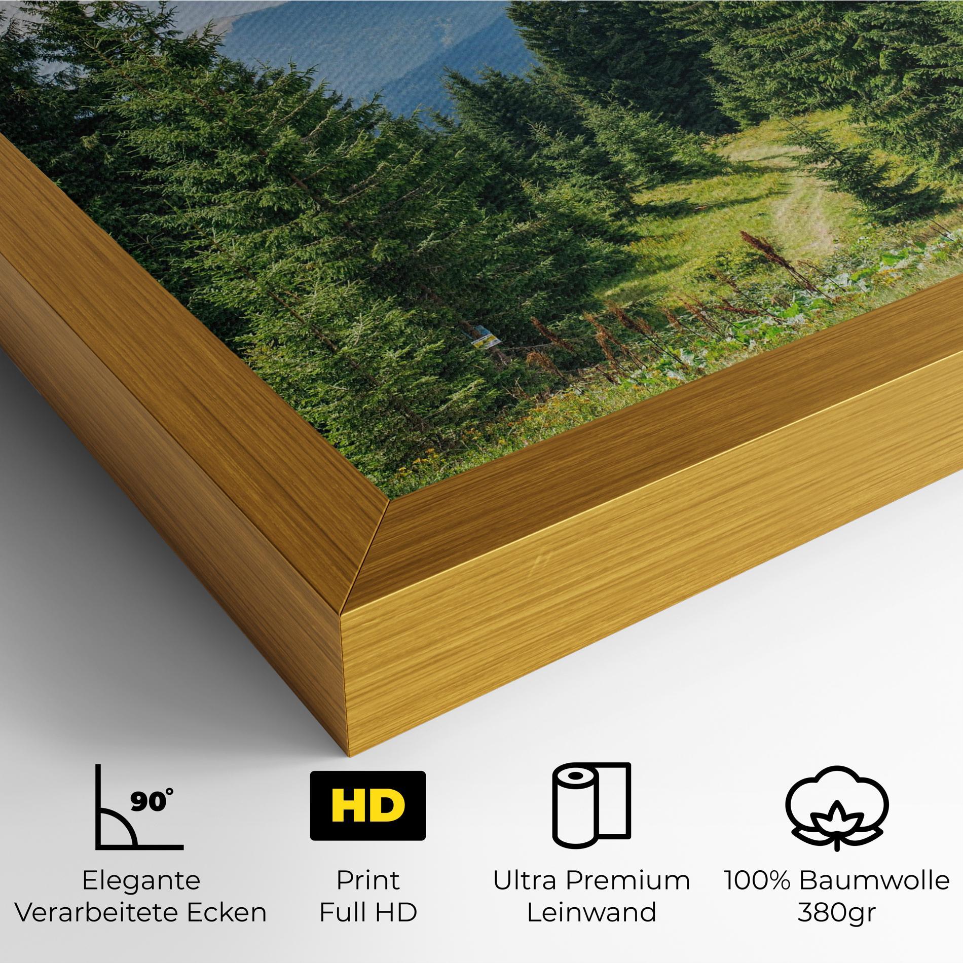 Leinwandbild Carpathian Mountain mockup 4