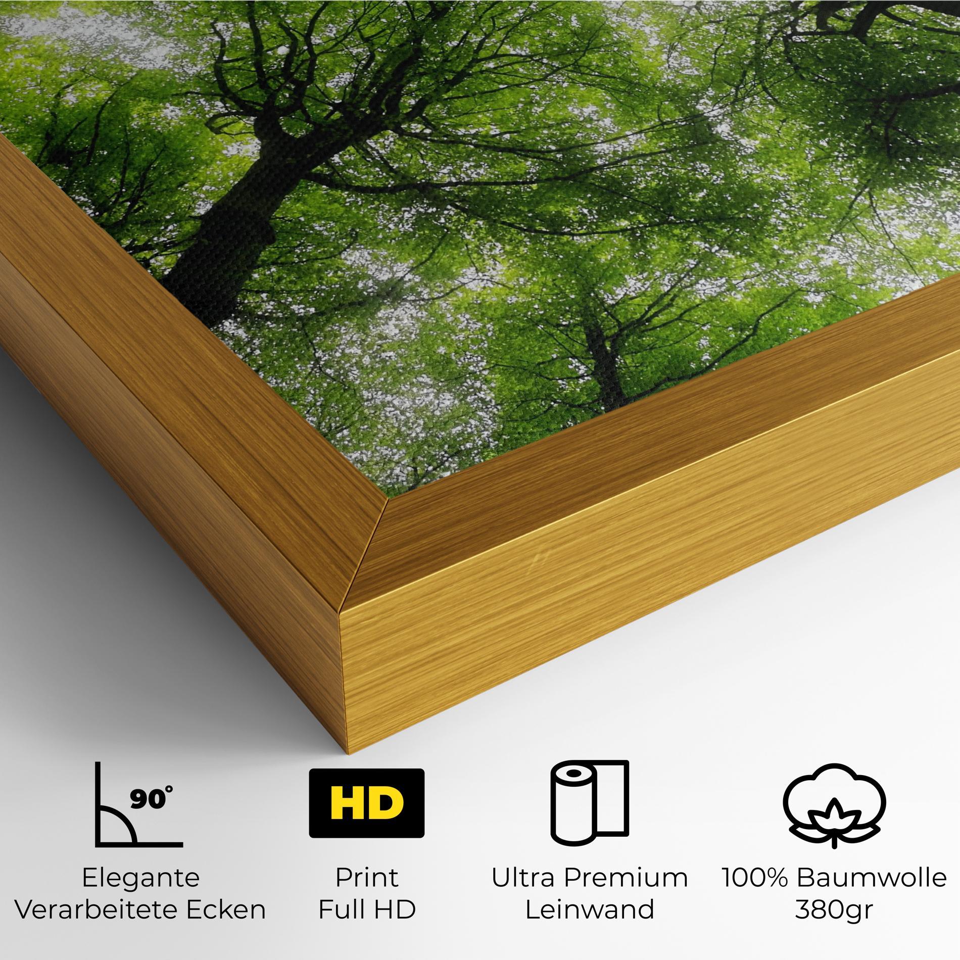 Leinwandbild Forest Green Tree mockup 4