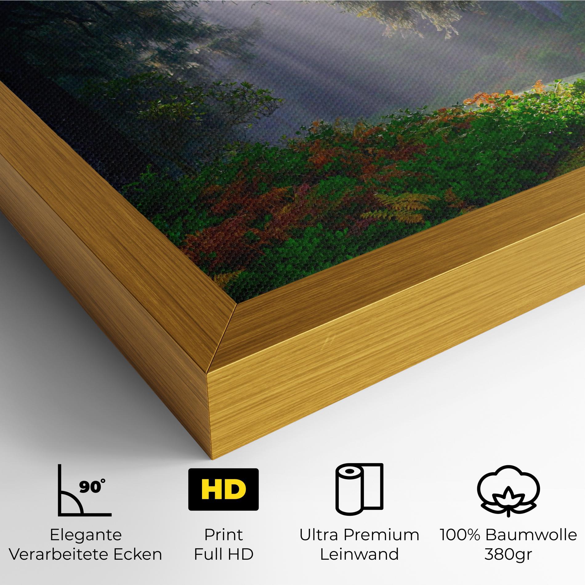 Leinwandbild Forest Light mockup 4
