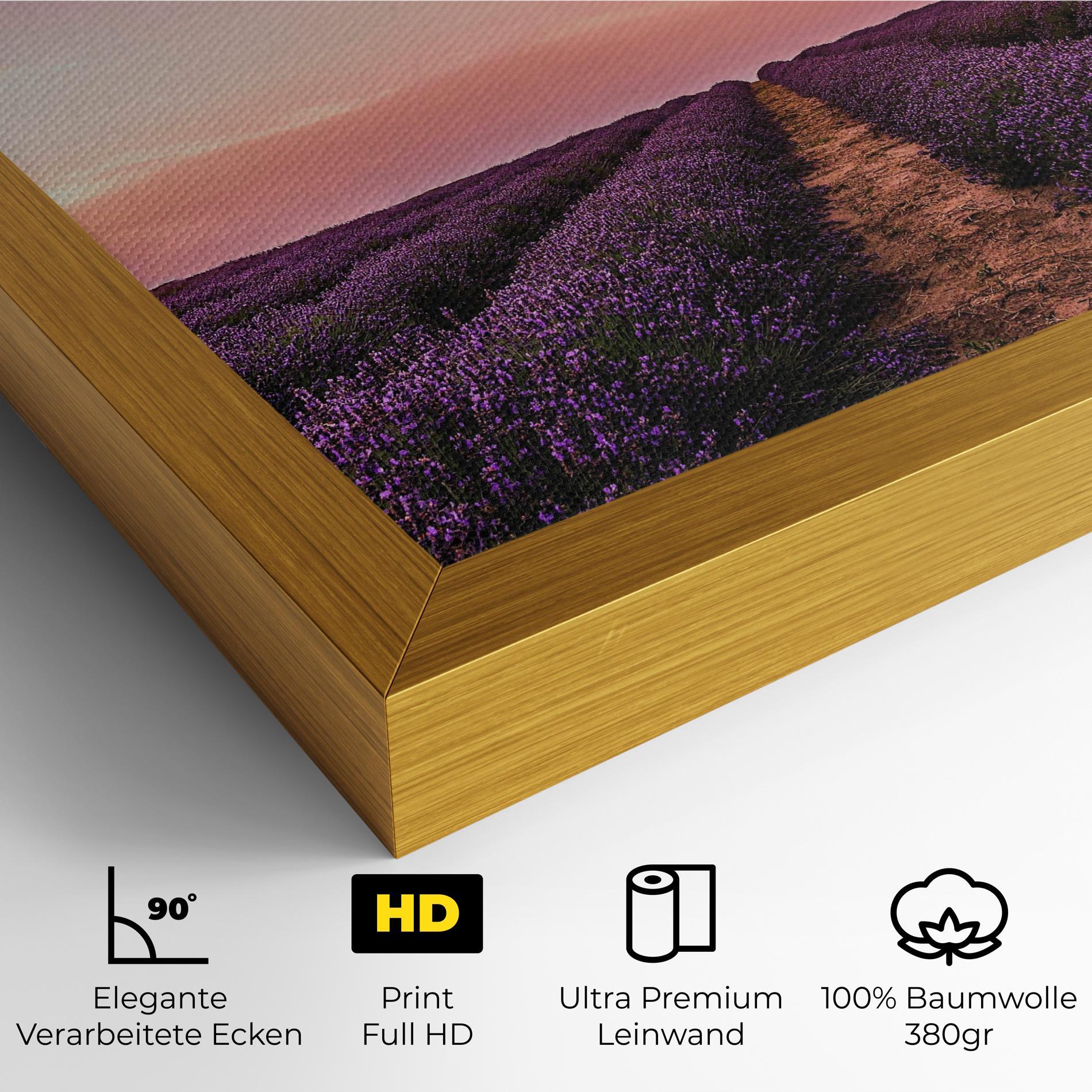 Leinwandbild Lavender Field mockup 4