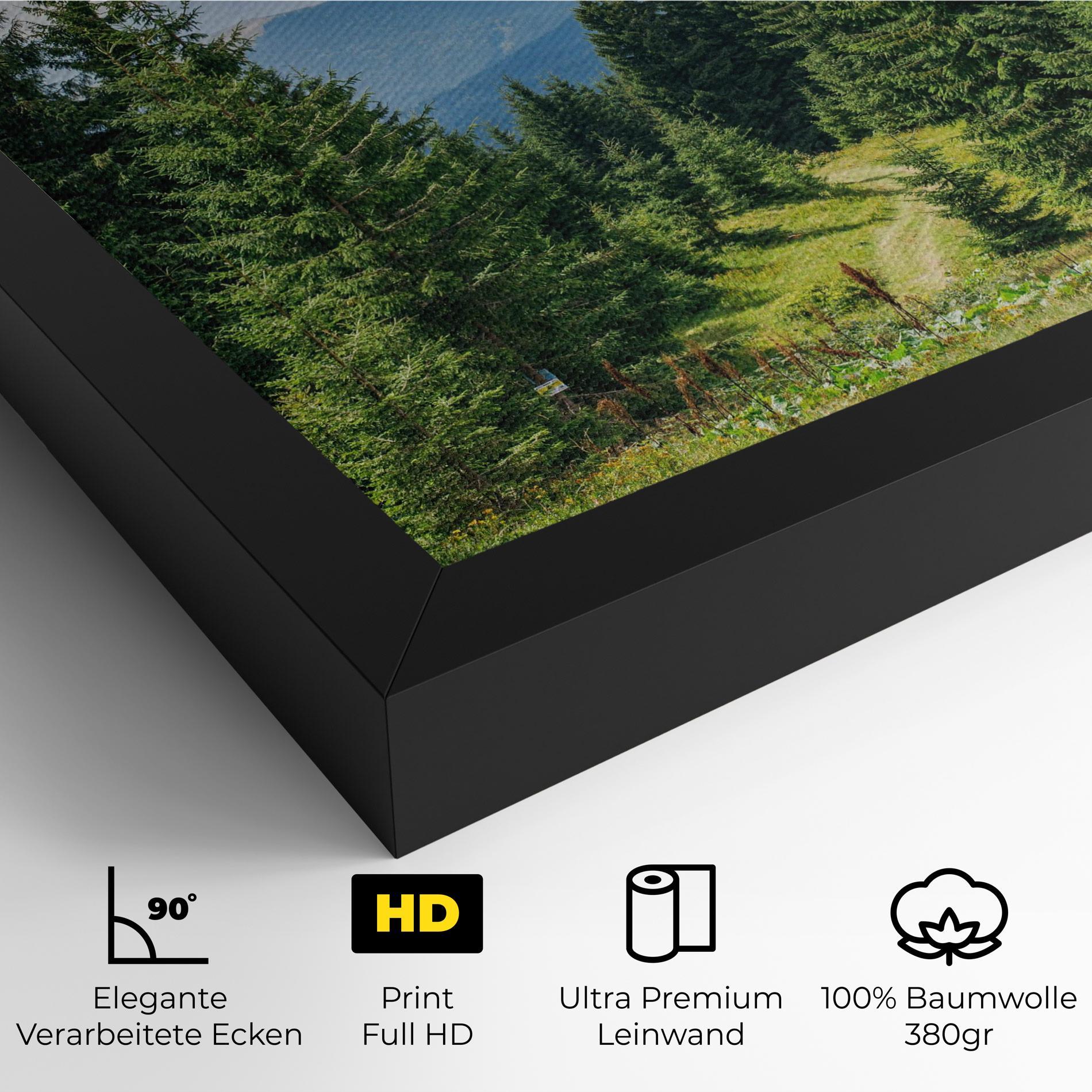 Leinwandbild Carpathian Mountain mockup 4