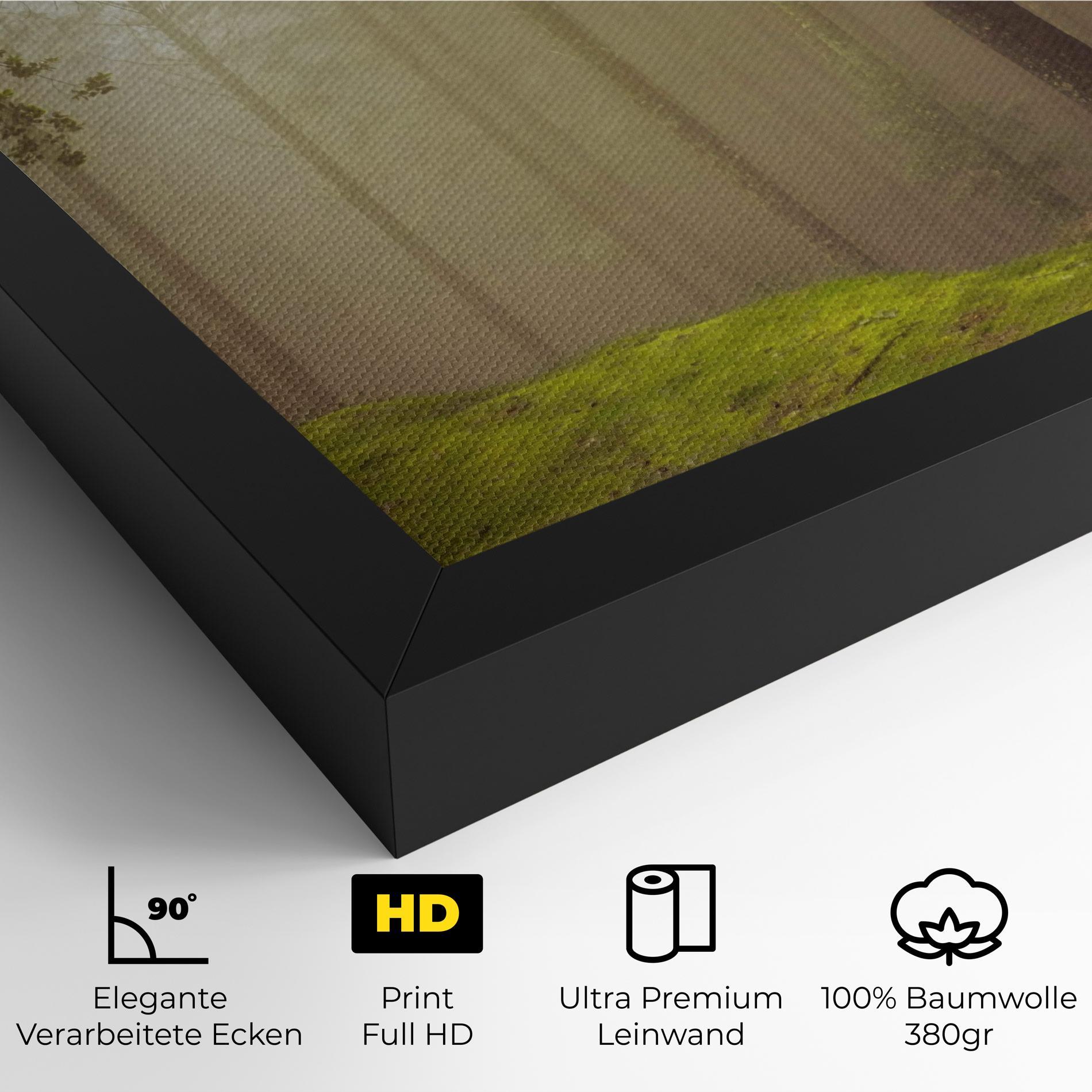 Leinwandbild Foggy Tree Art mockup 4