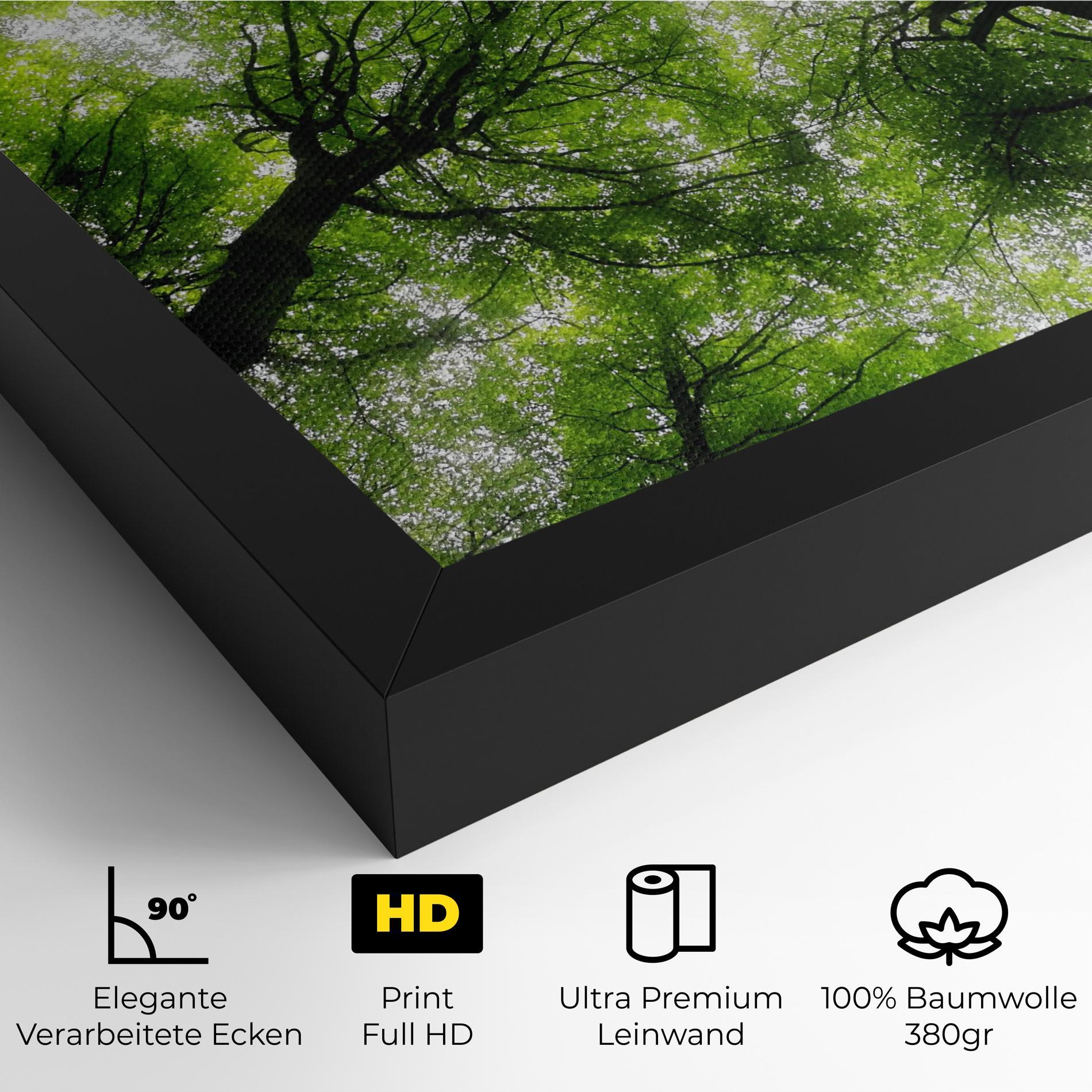 Leinwandbild Forest Green Tree mockup 4