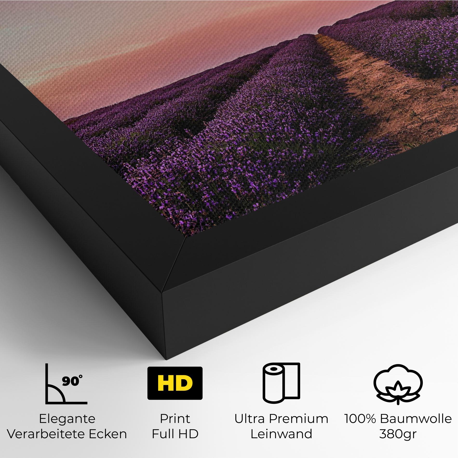 Leinwandbild Lavender Field mockup 4