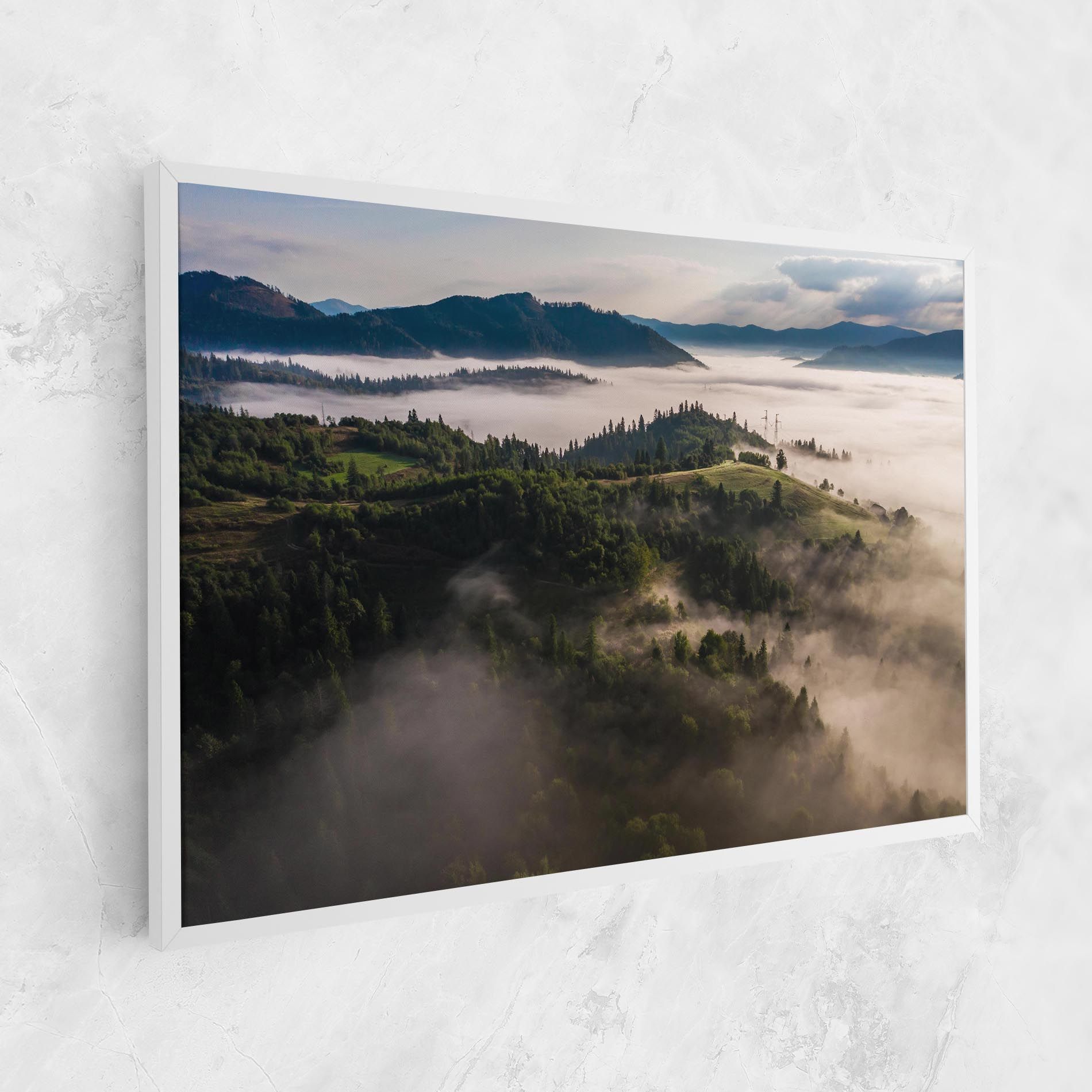 Foggy Forest View mockup 1