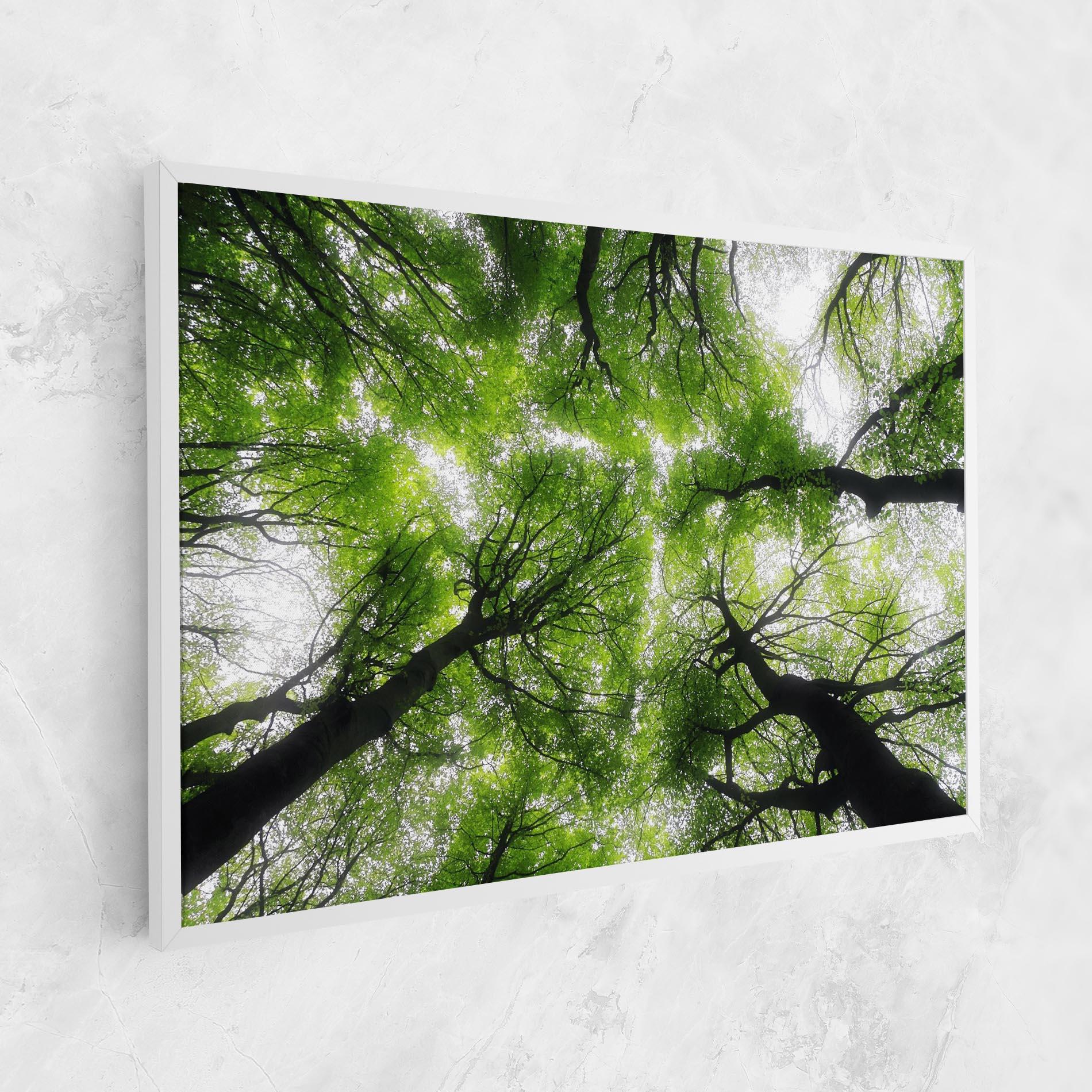 Leinwandbild Forest Green Tree mockup 1