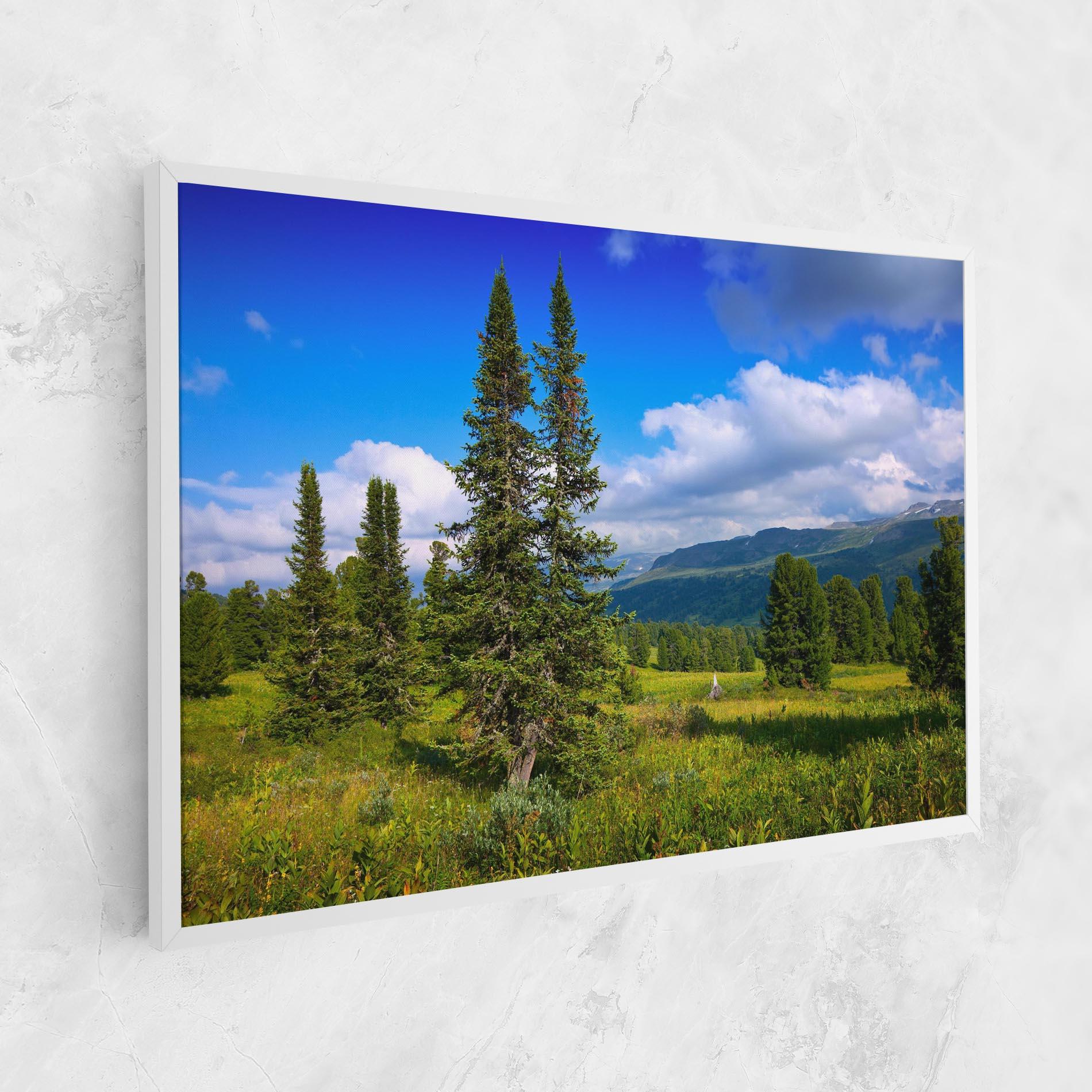 Leinwandbild Morning Sunny Field mockup 1