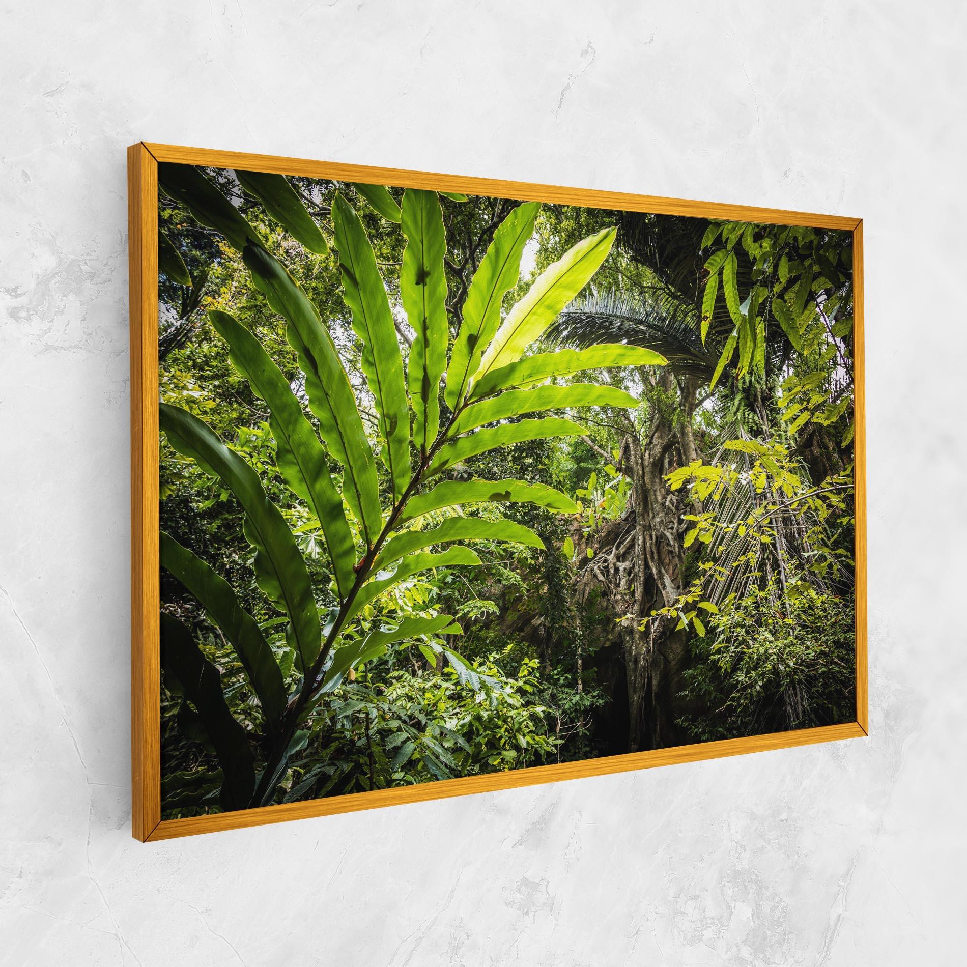 Leinwandbild Big Leaf Forest mockup 1