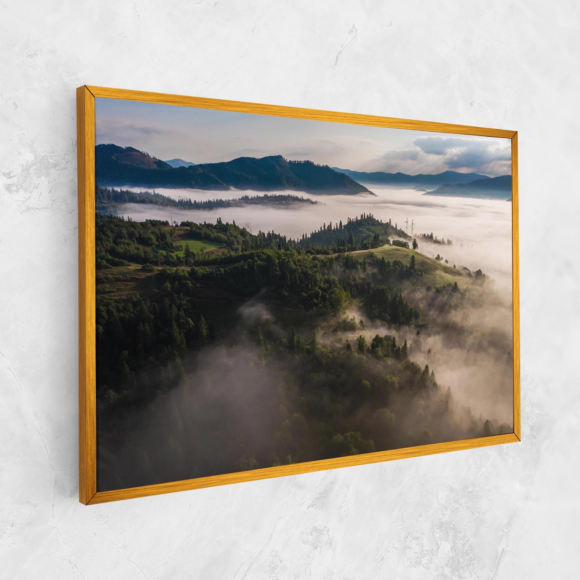 Foggy Forest View mockup 1