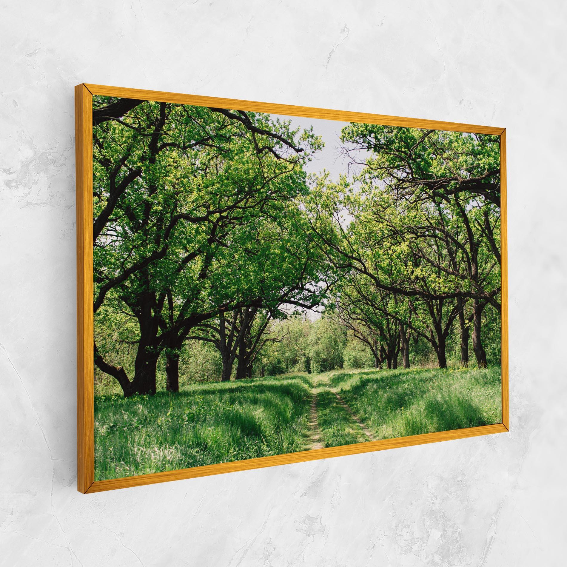 Leinwandbild Forest Green Path mockup 1