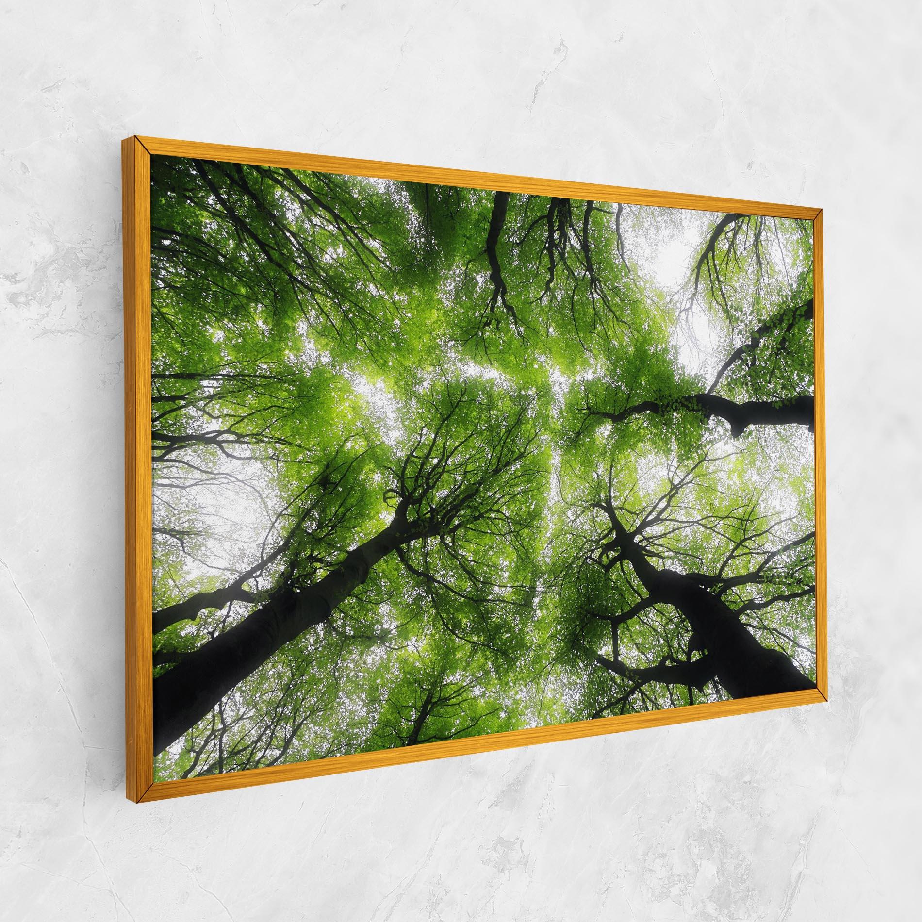Leinwandbild Forest Green Tree mockup 1