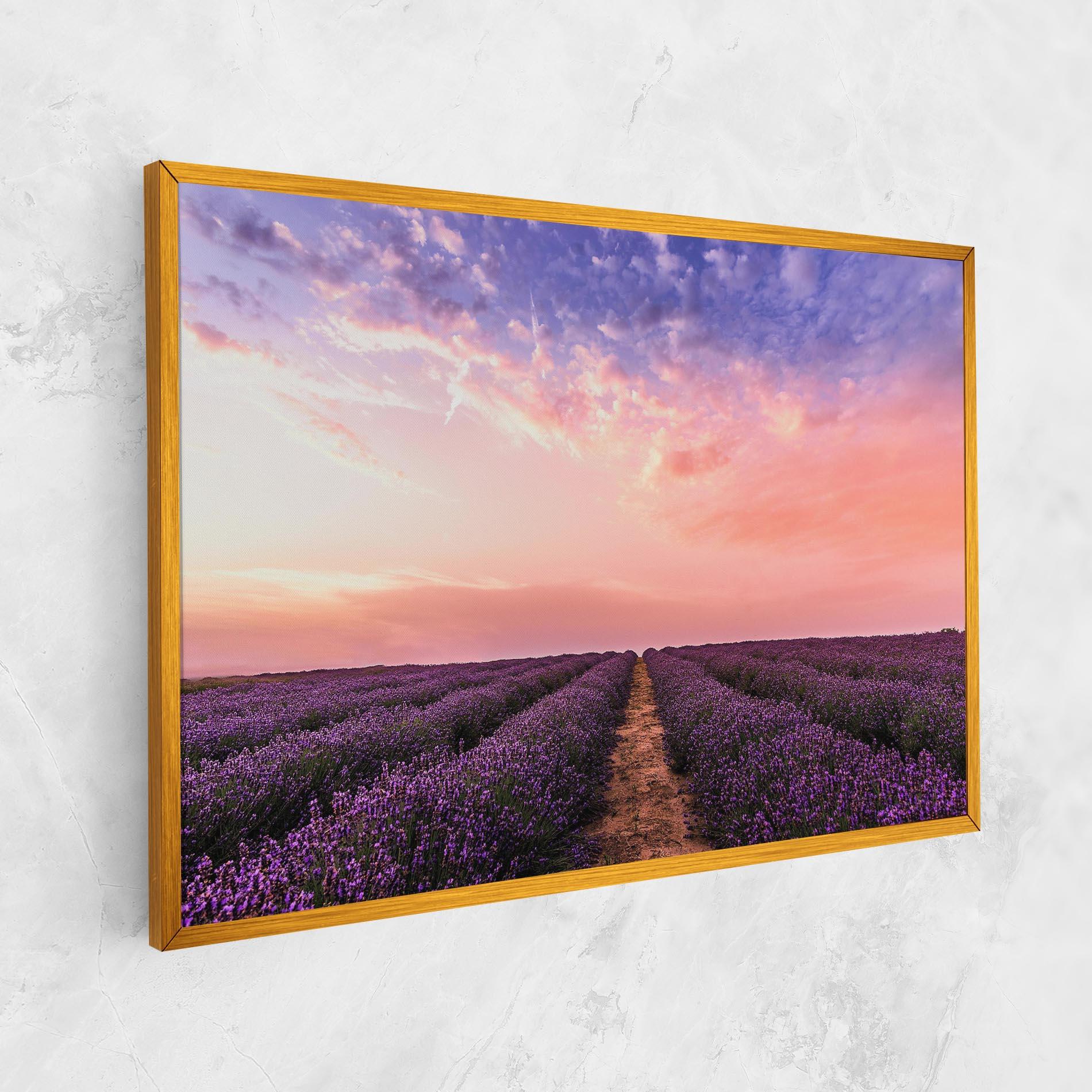 Leinwandbild Lavender Field mockup 1