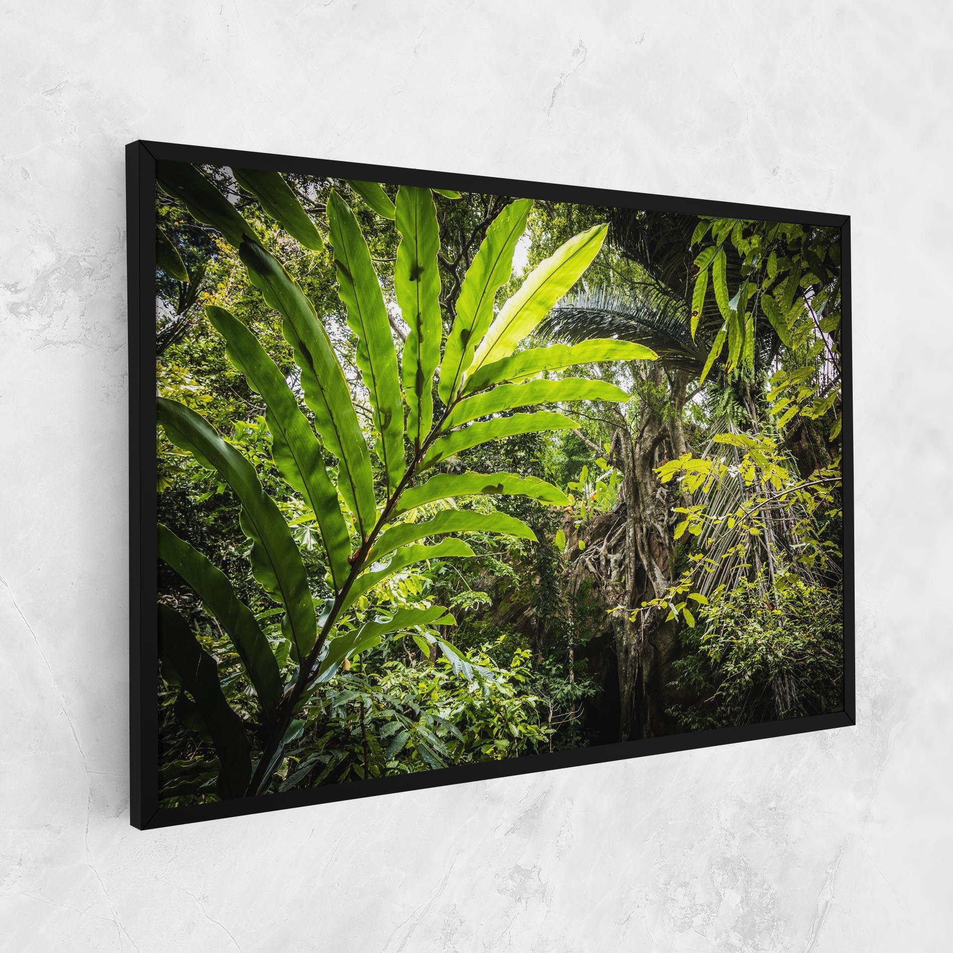 Leinwandbild Big Leaf Forest mockup 1