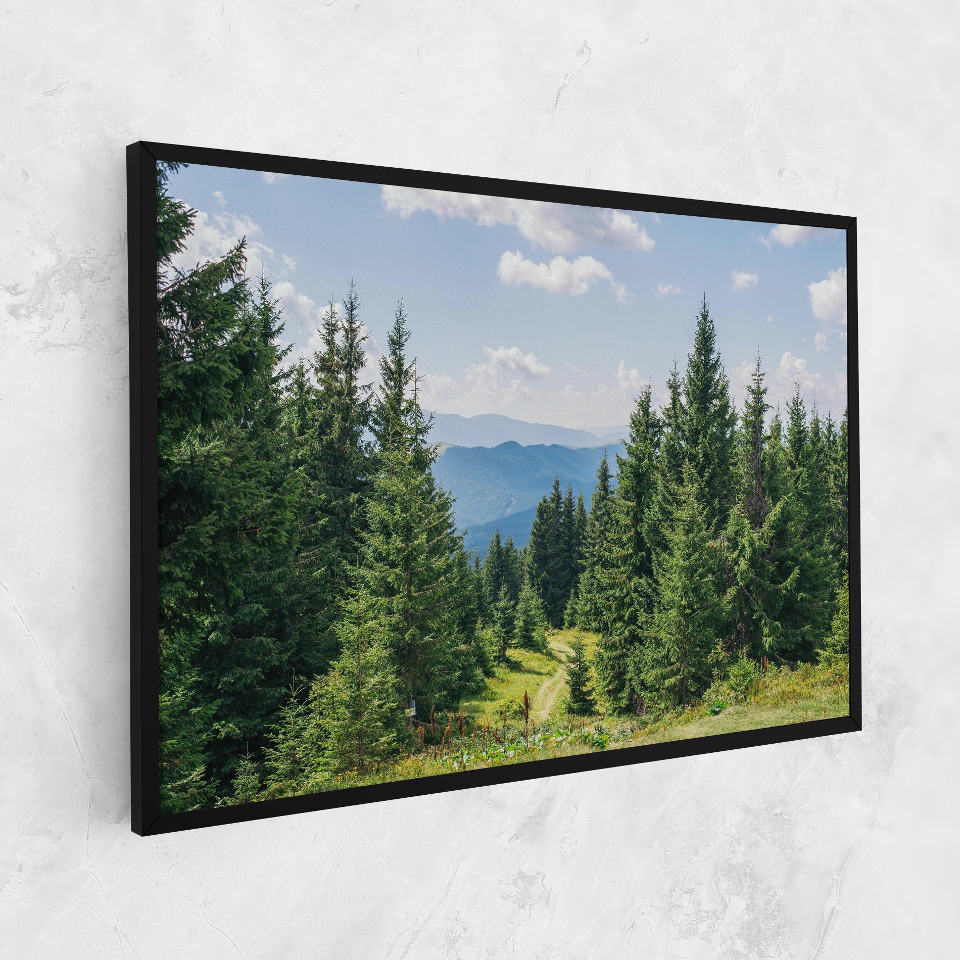 Leinwandbild Carpathian Mountain mockup 1