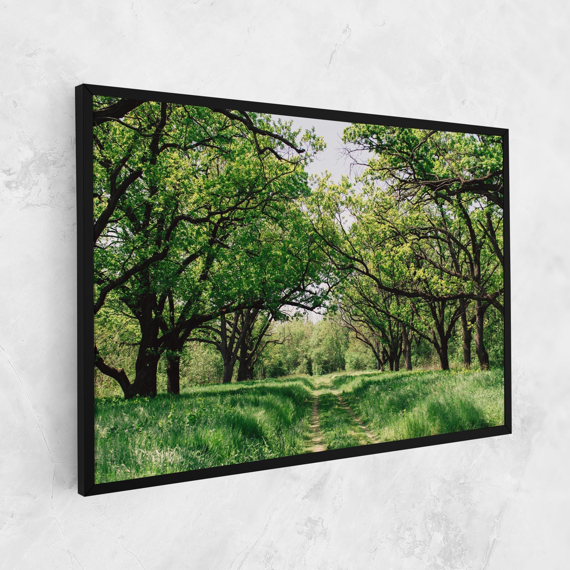 Leinwandbild Forest Green Path mockup 1