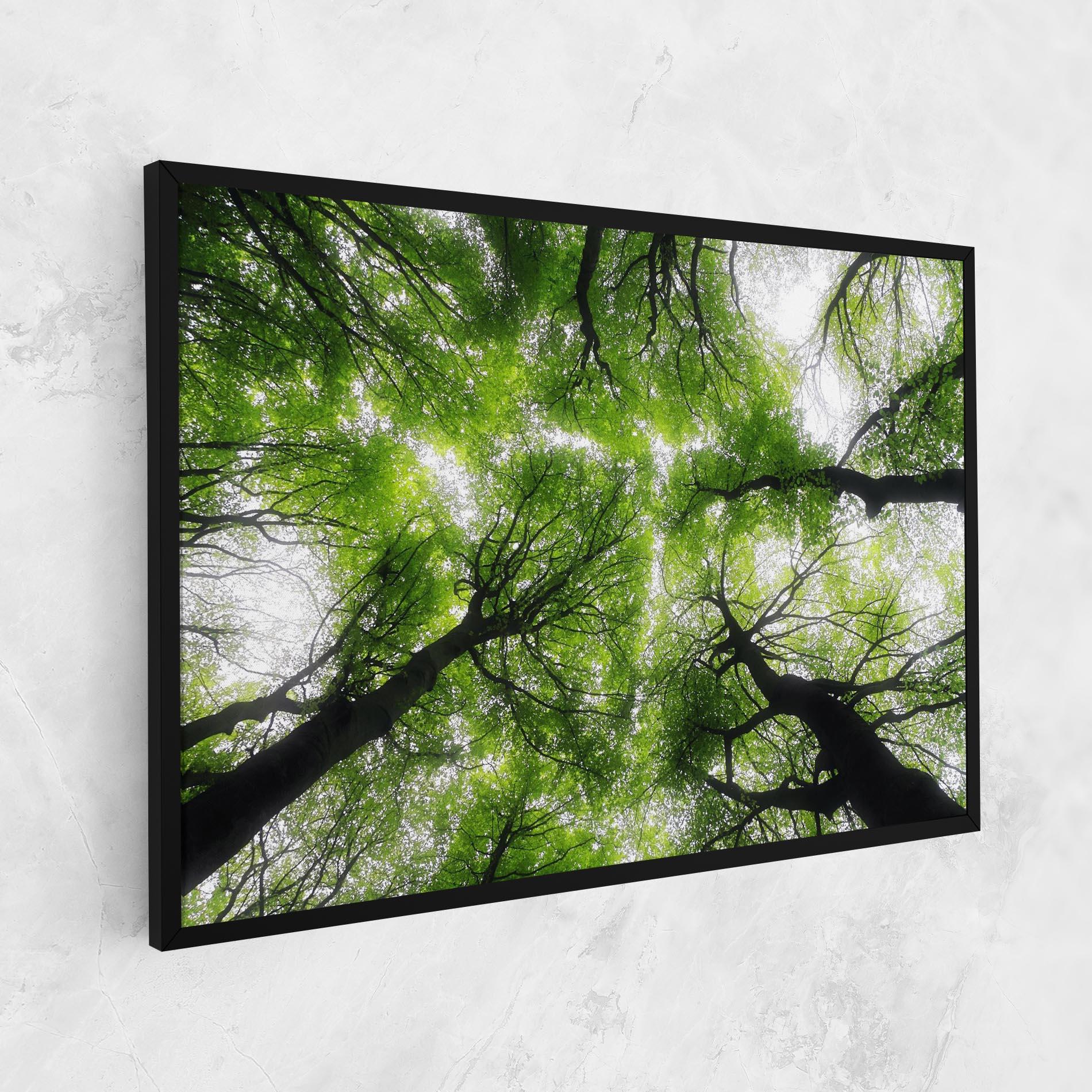 Leinwandbild Forest Green Tree mockup 1