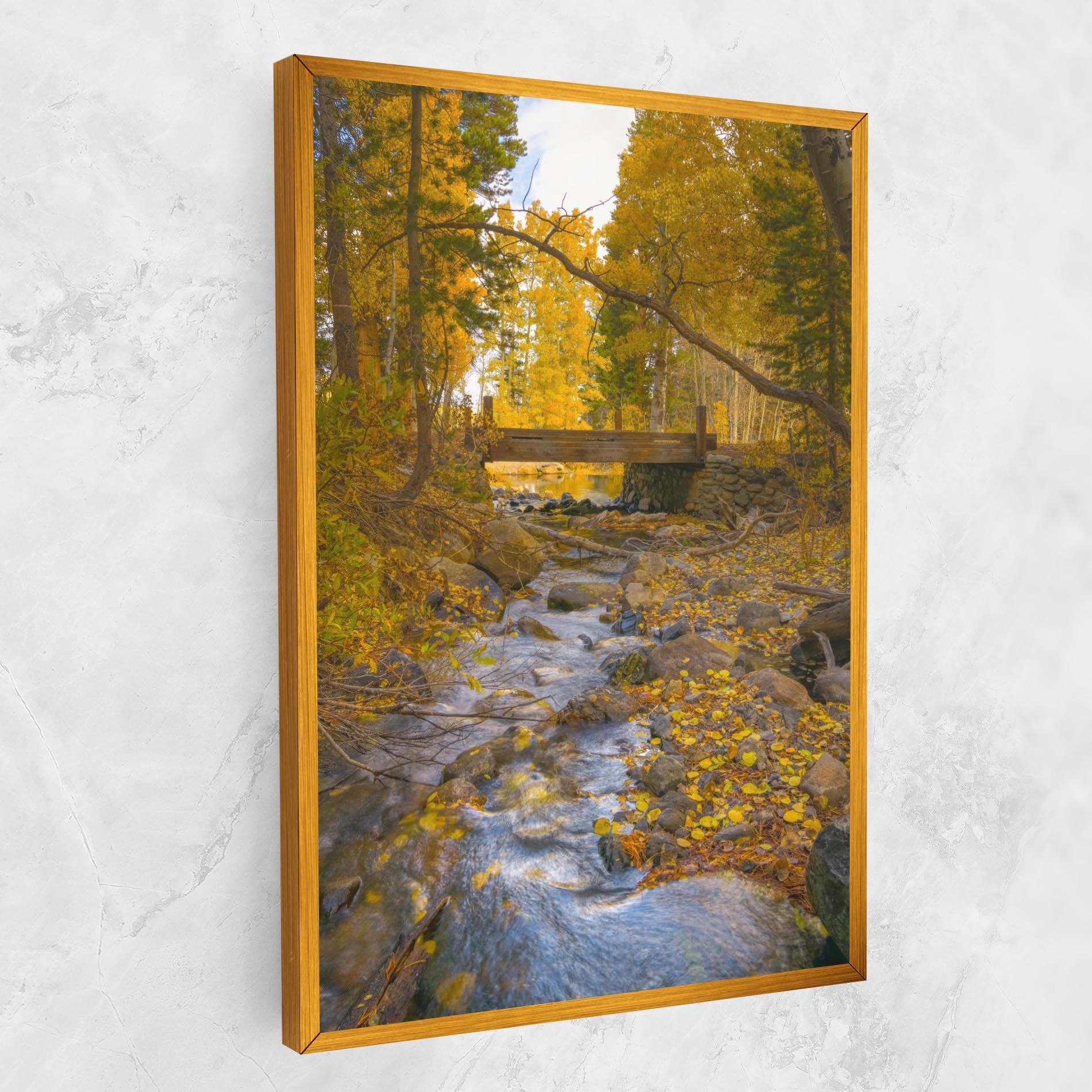 Leinwandbild Yellow View Forest mockup 1