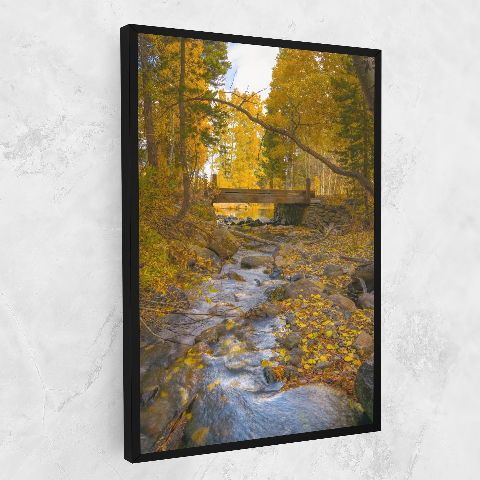 Leinwandbild Yellow View Forest mockup 1