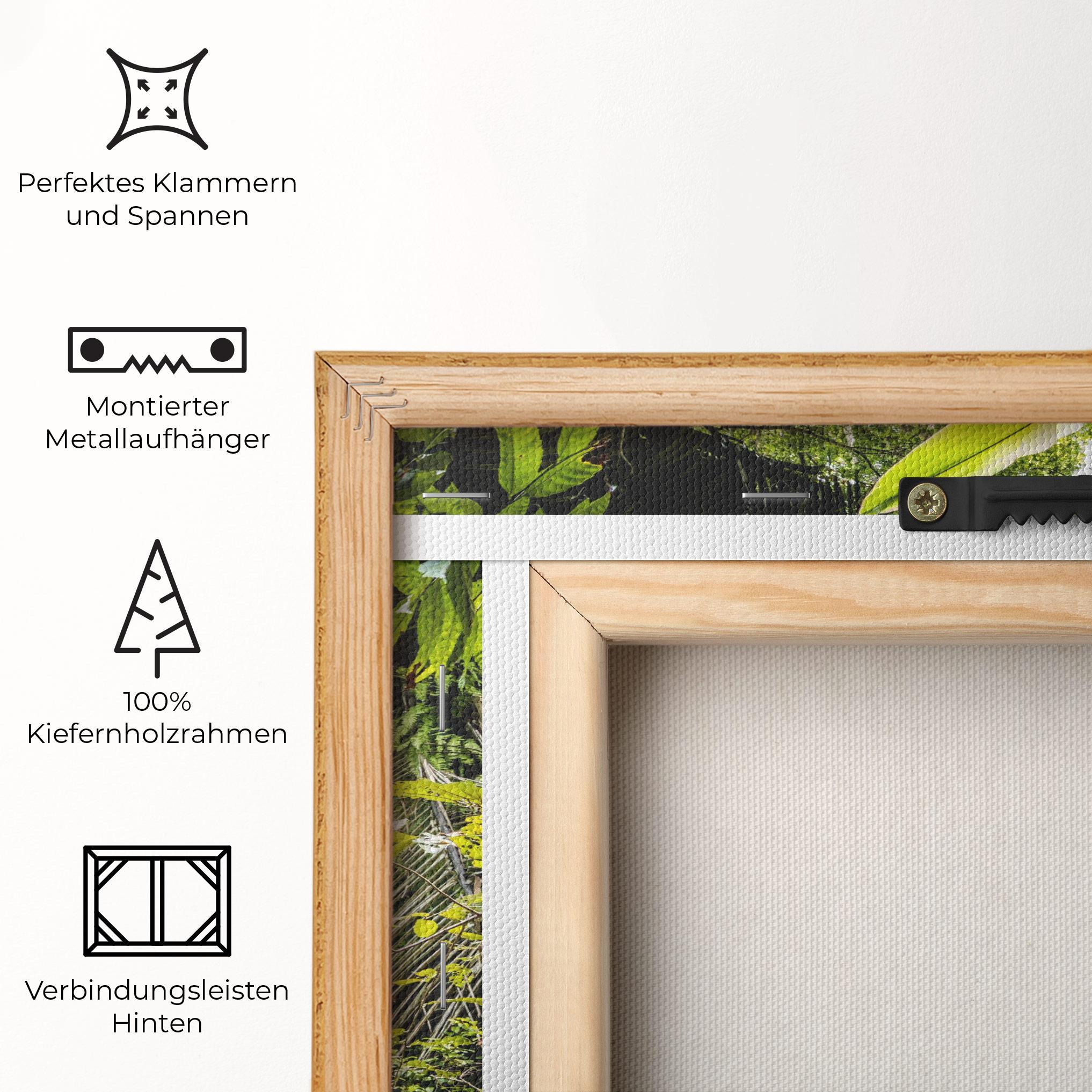 Leinwandbild Big Leaf Forest mockup 5
