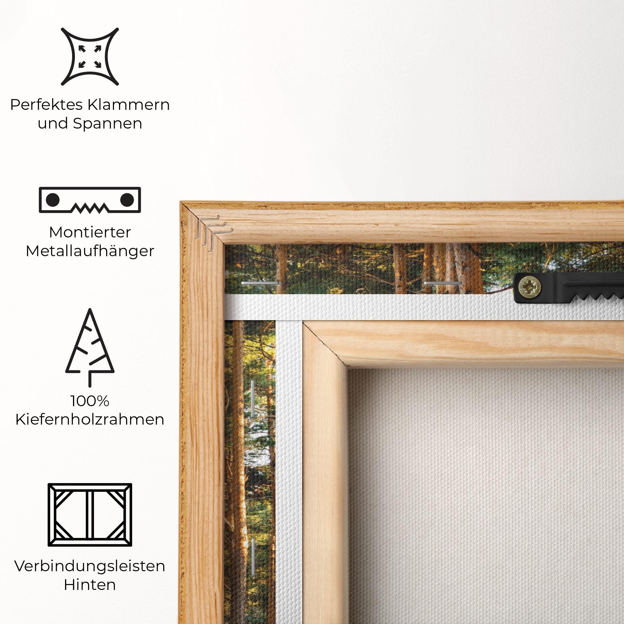 Leinwandbild Big Trees Forest mockup 5