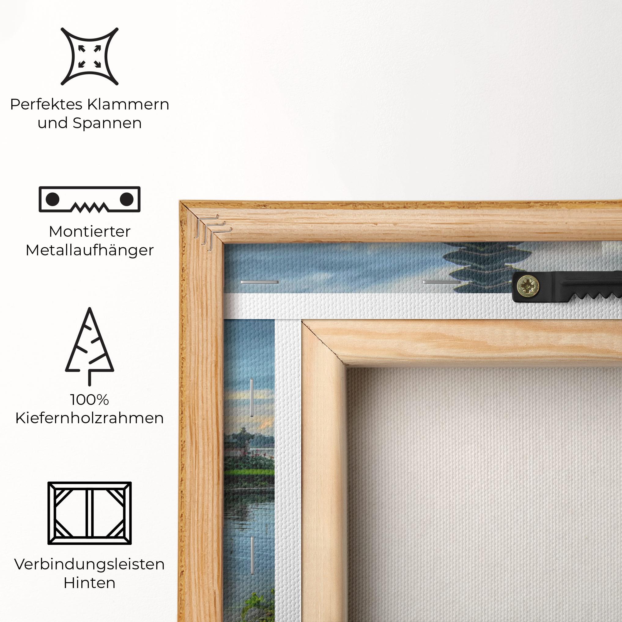 Leinwandbild Chinese Landscape mockup 5