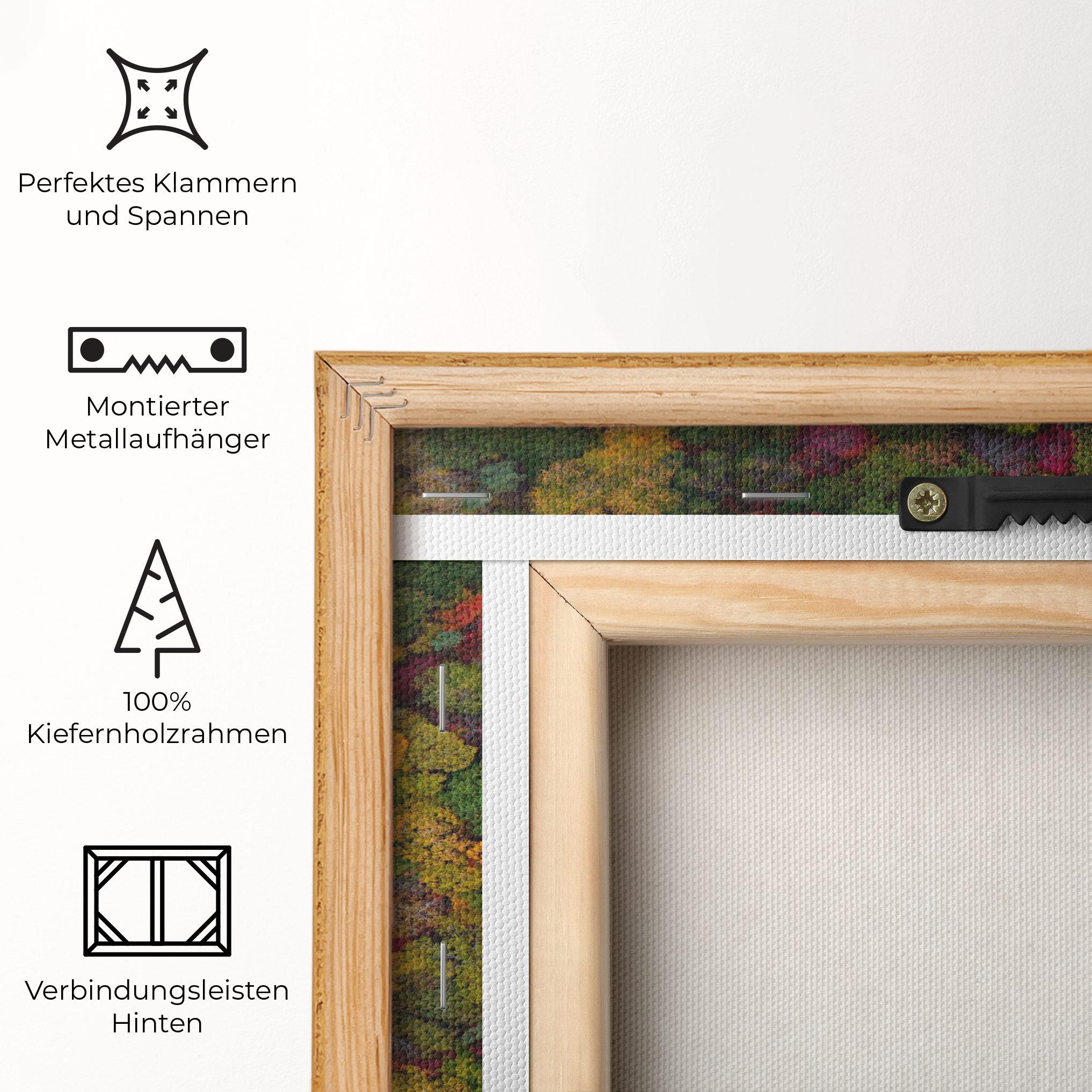 Leinwandbild Color Mix Forest mockup 5