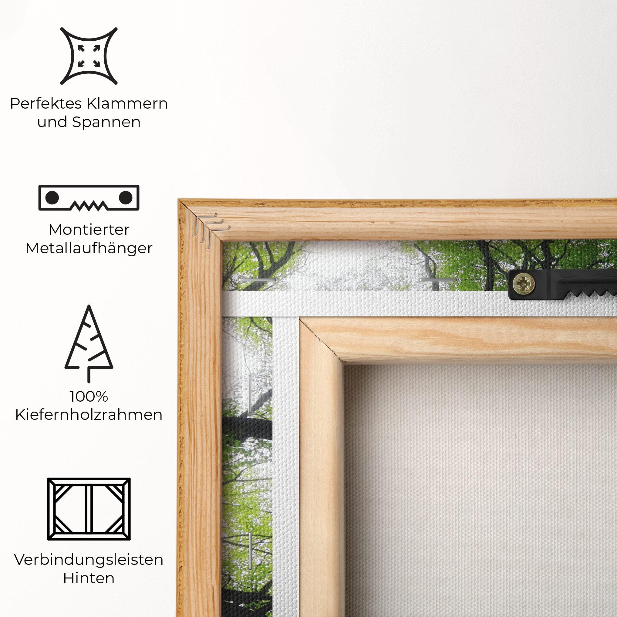 Leinwandbild Forest Green Tree mockup 5