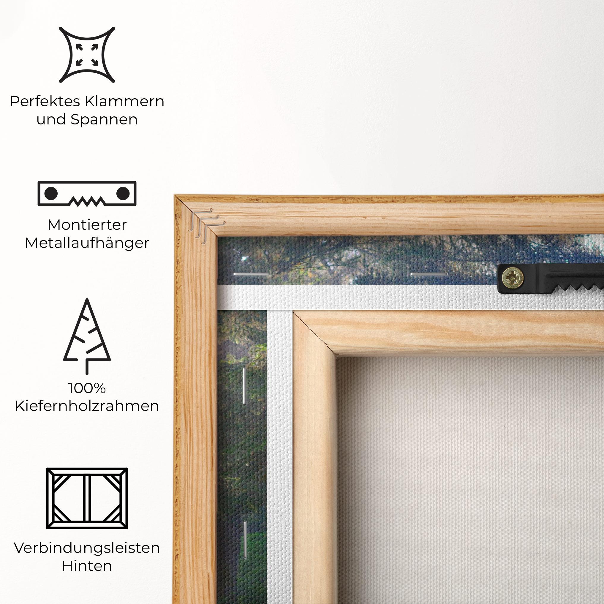 Leinwandbild Forest Light mockup 5